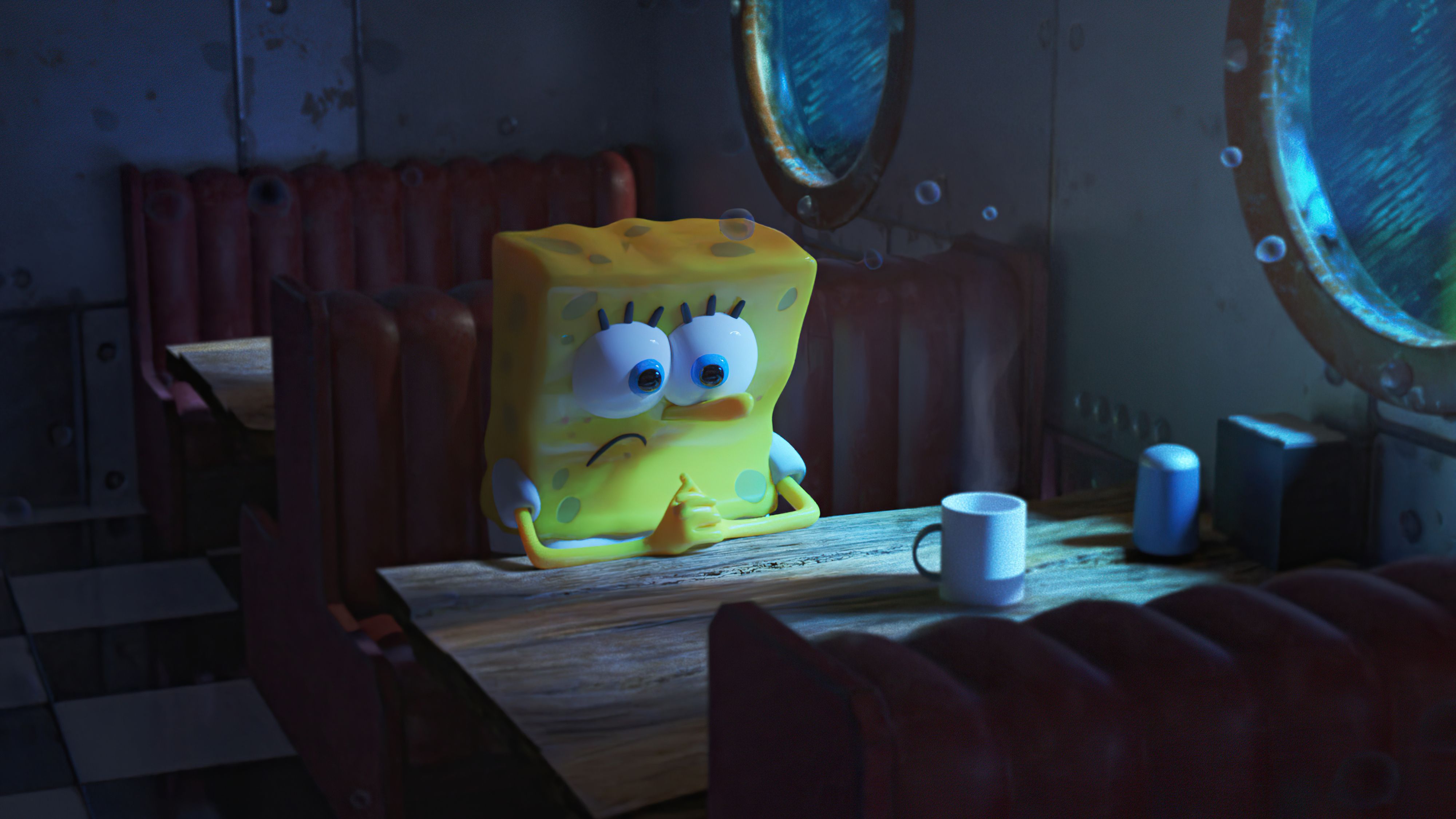 4000x2250 SpongeBob SquarePants Wallpaper and Background: Free HD Download