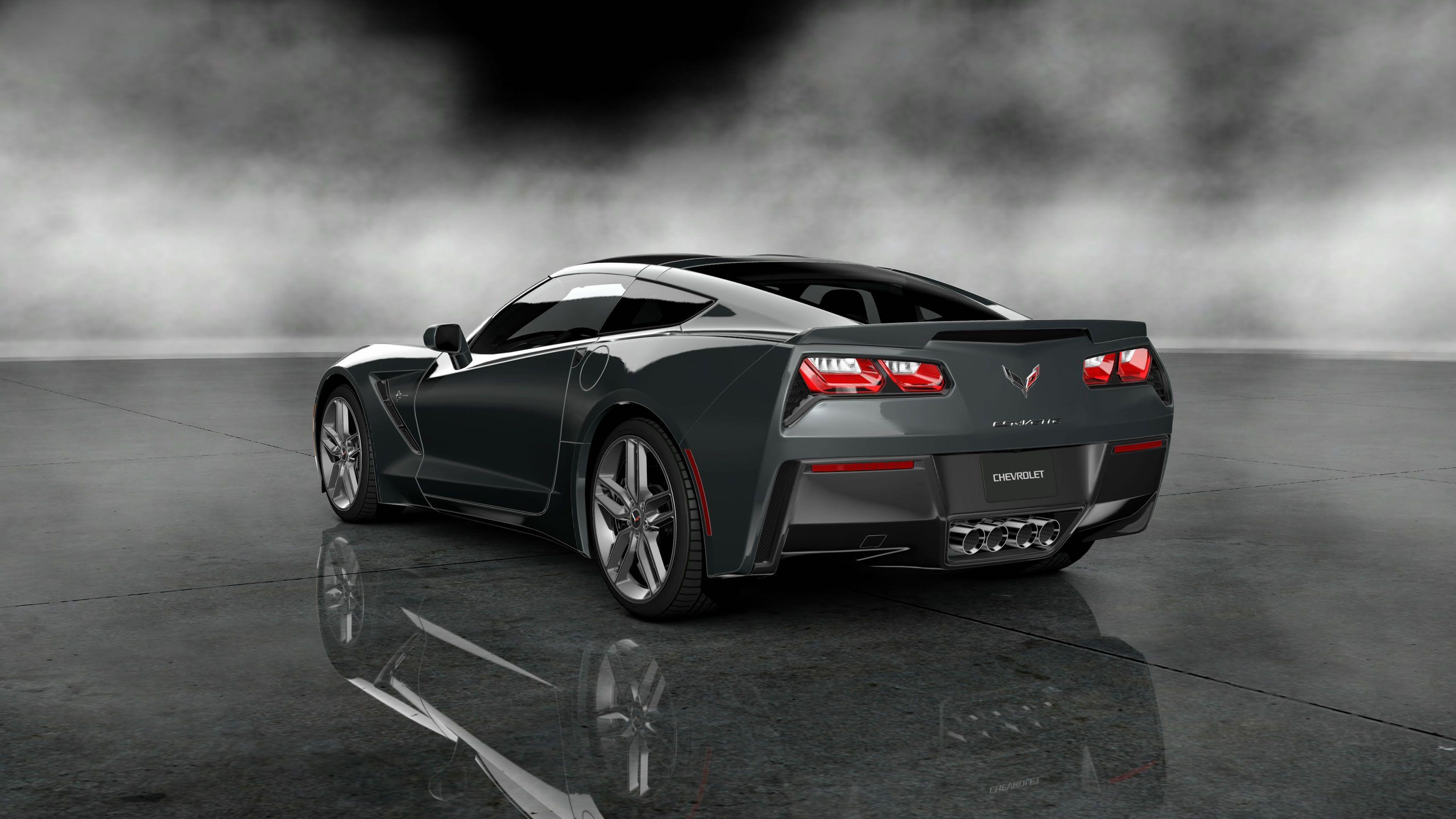 3072x1728 C7 Corvette Logo Wallpaper
