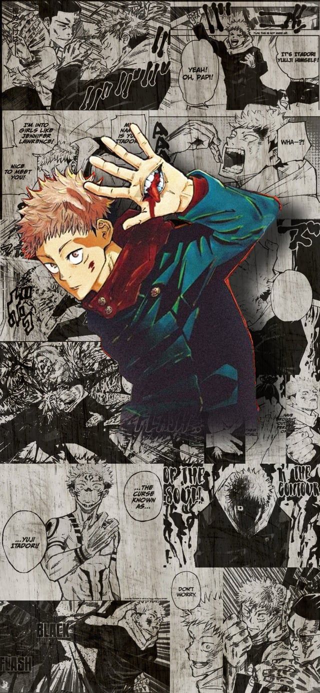 640x1386 Itadori wallpaper I made