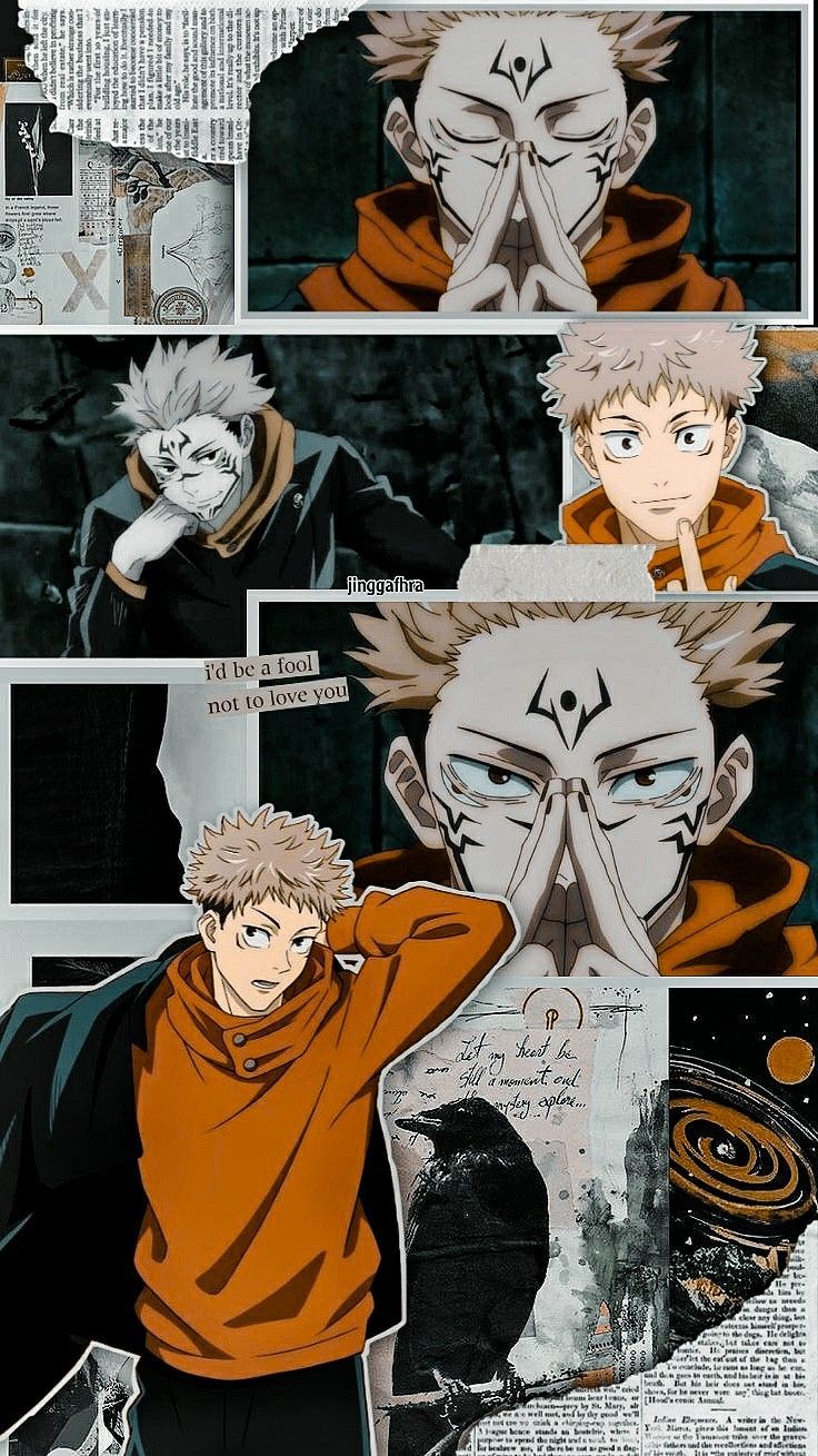 736x1309 Jujutsu Kaisen Itadori Wallpaper