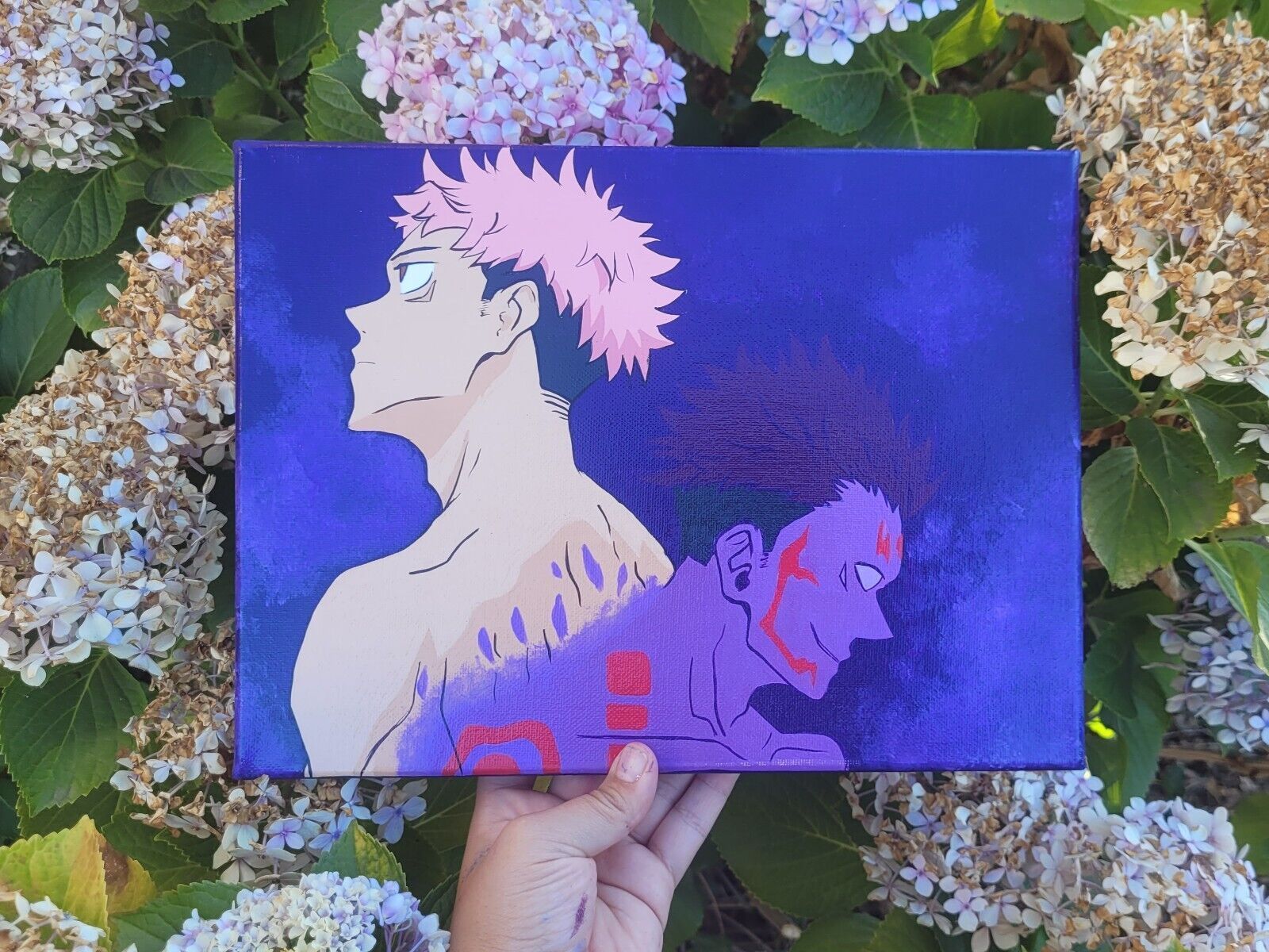 1600x1200 Hand Painted Anime Painting Of Yuji