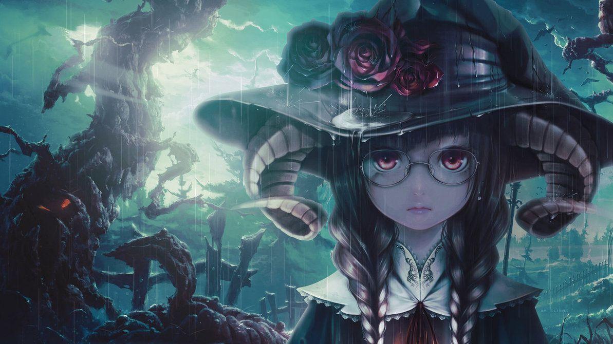 Anime Witch Wallpapers Top Free Anime Witch Backgrounds Wallpaperaccess