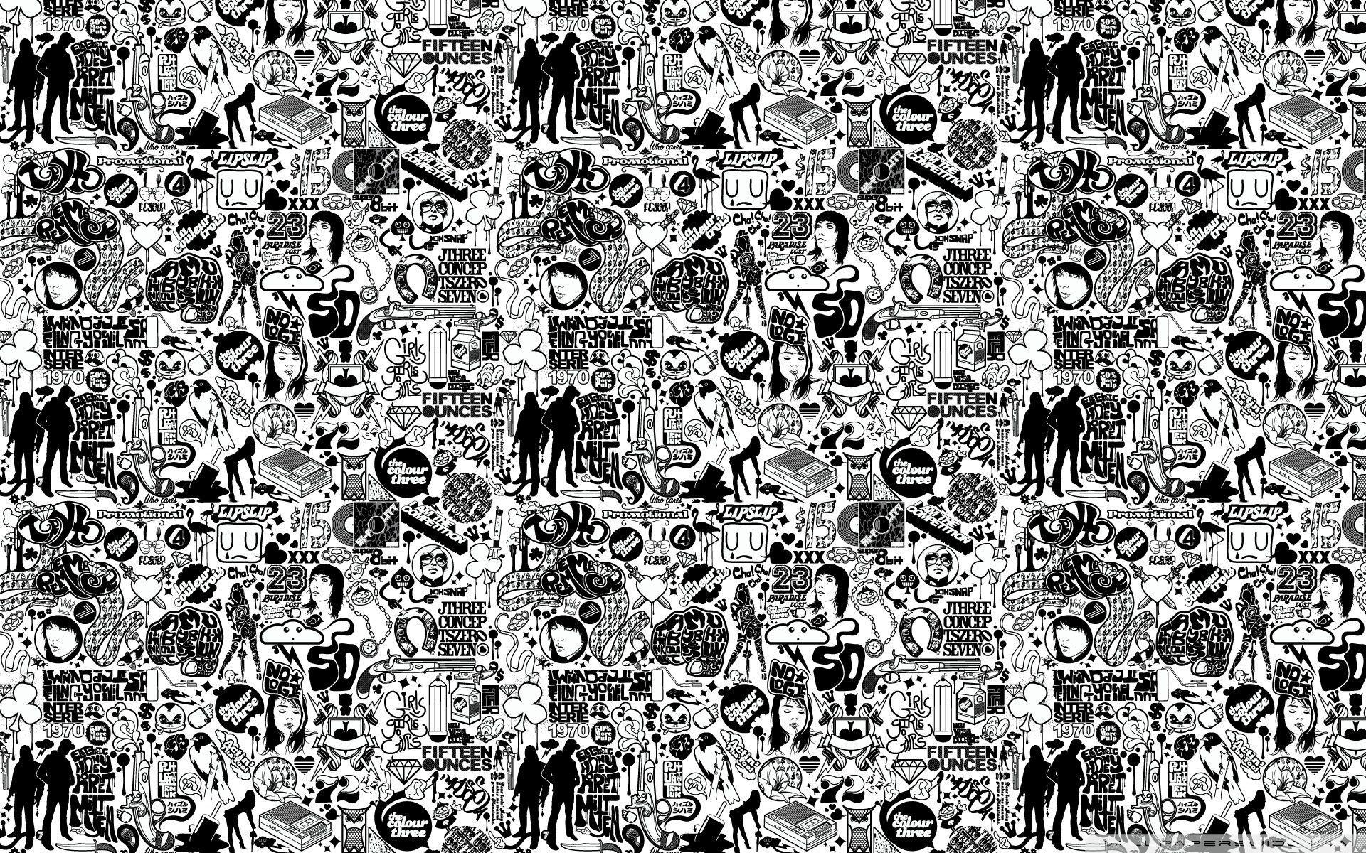1920x1200 Comic Page Black and White Wallpaper at