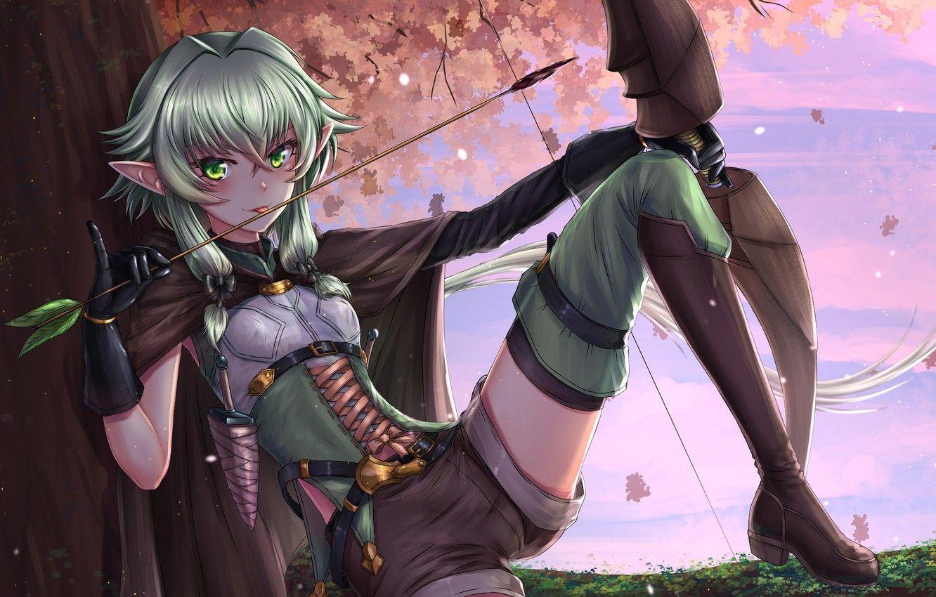 1332x850 Wallpaper Elf, Anime, Art, Character, Archer, The killer