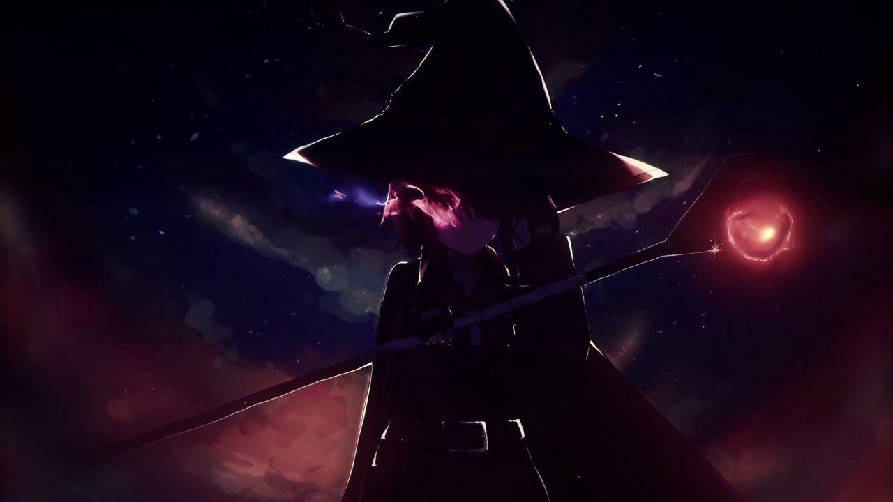 1280x720 Witch Magic Staff Animated Desktop Wallpaper