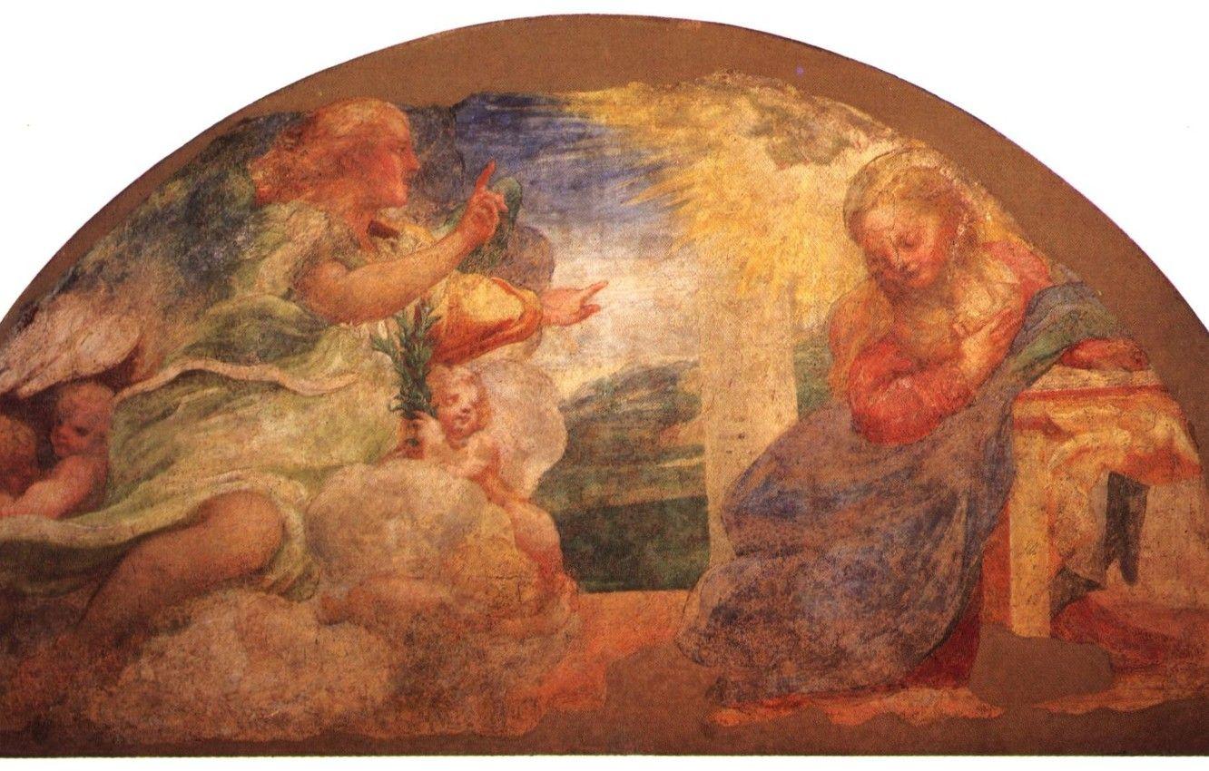 1332x850 Hình nền trẻ em, Thiên thần, Kiến trúc, Antonio Allegri Correggio