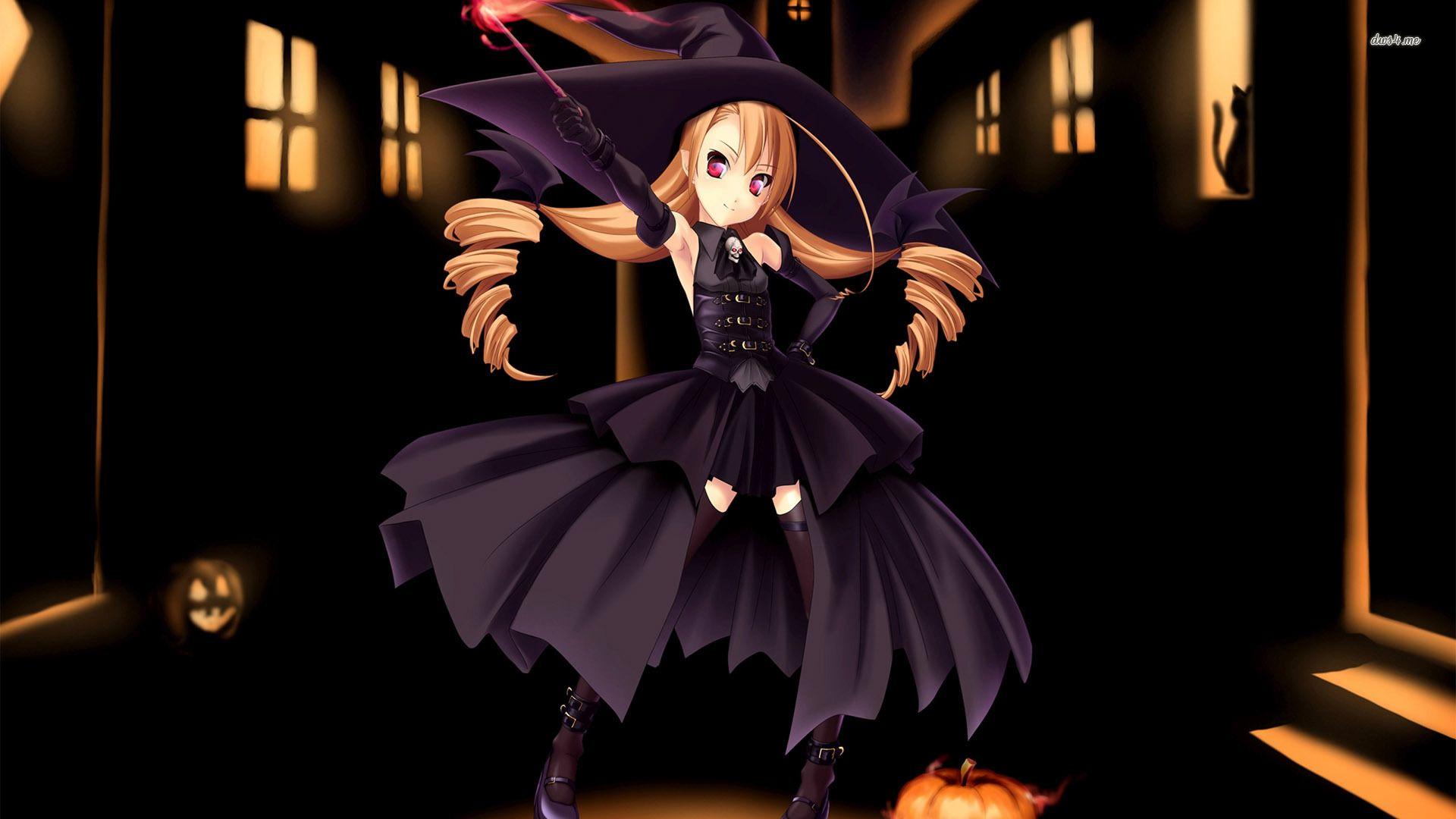 1920x1080 Halloween witch wallpaper wallpaper