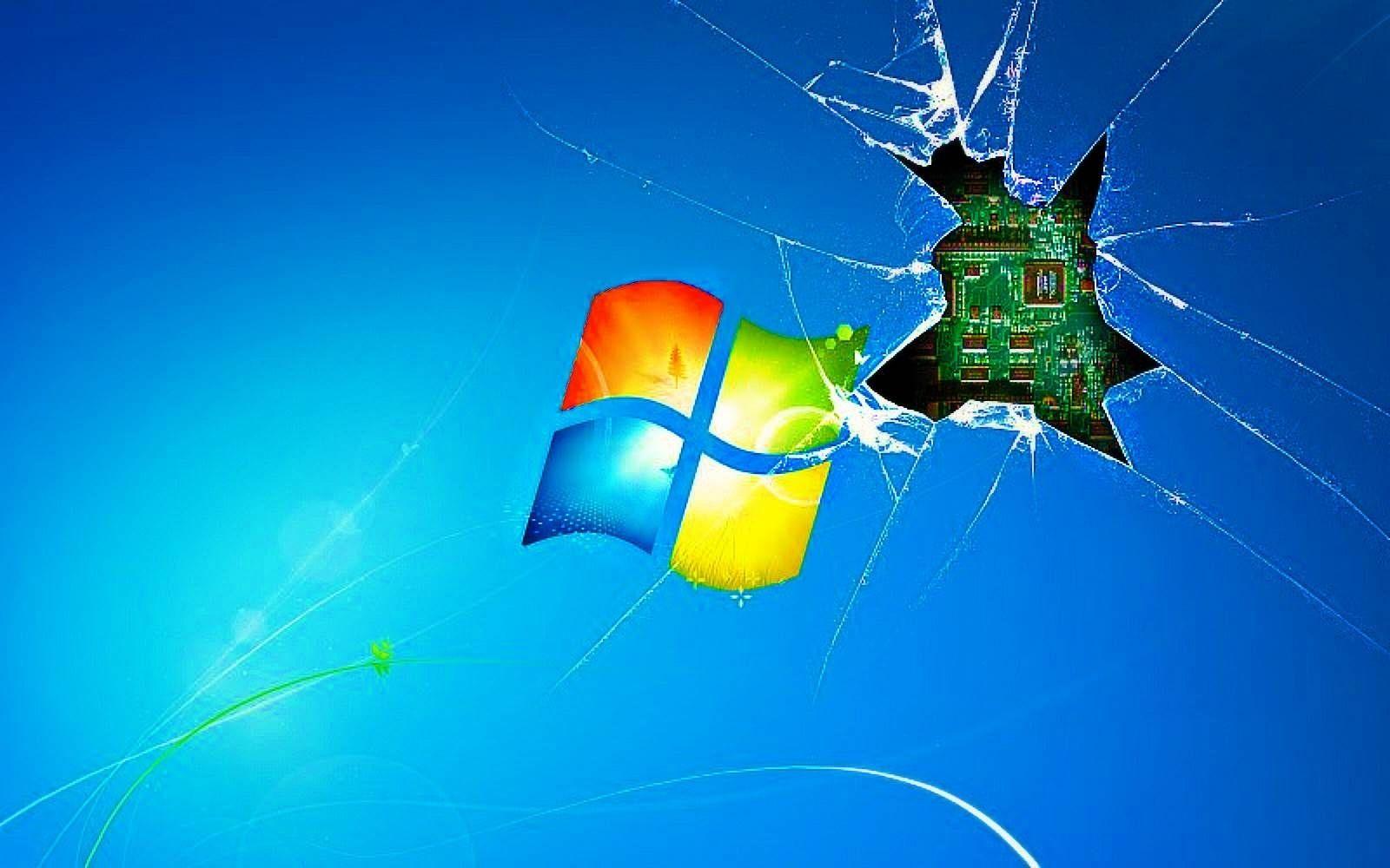 1600x1000 Latest Windows 7 Cracked Screen Wallpaper FULL HD 1920