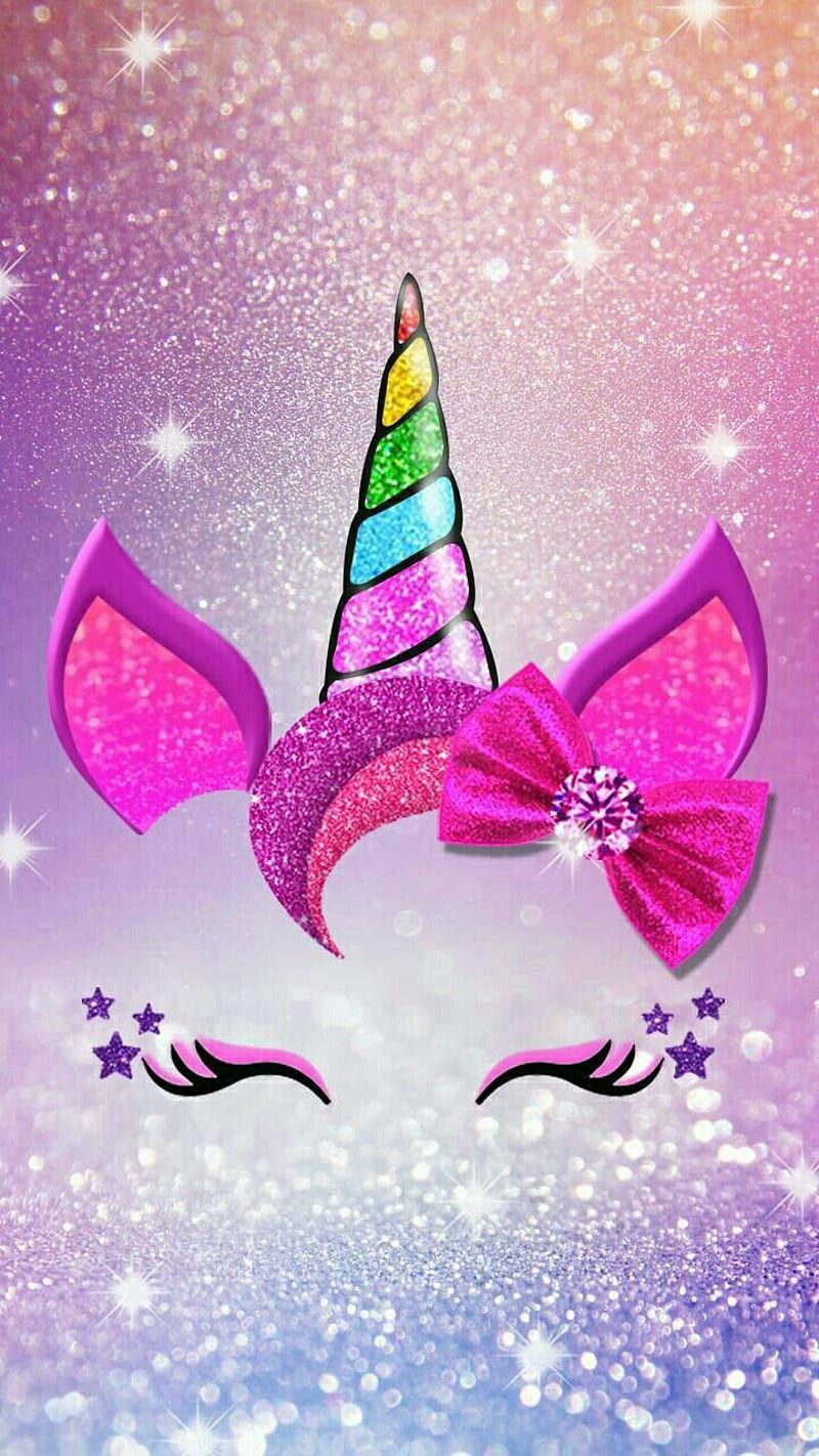 800x1422 HD glitter unicorn wallpaper