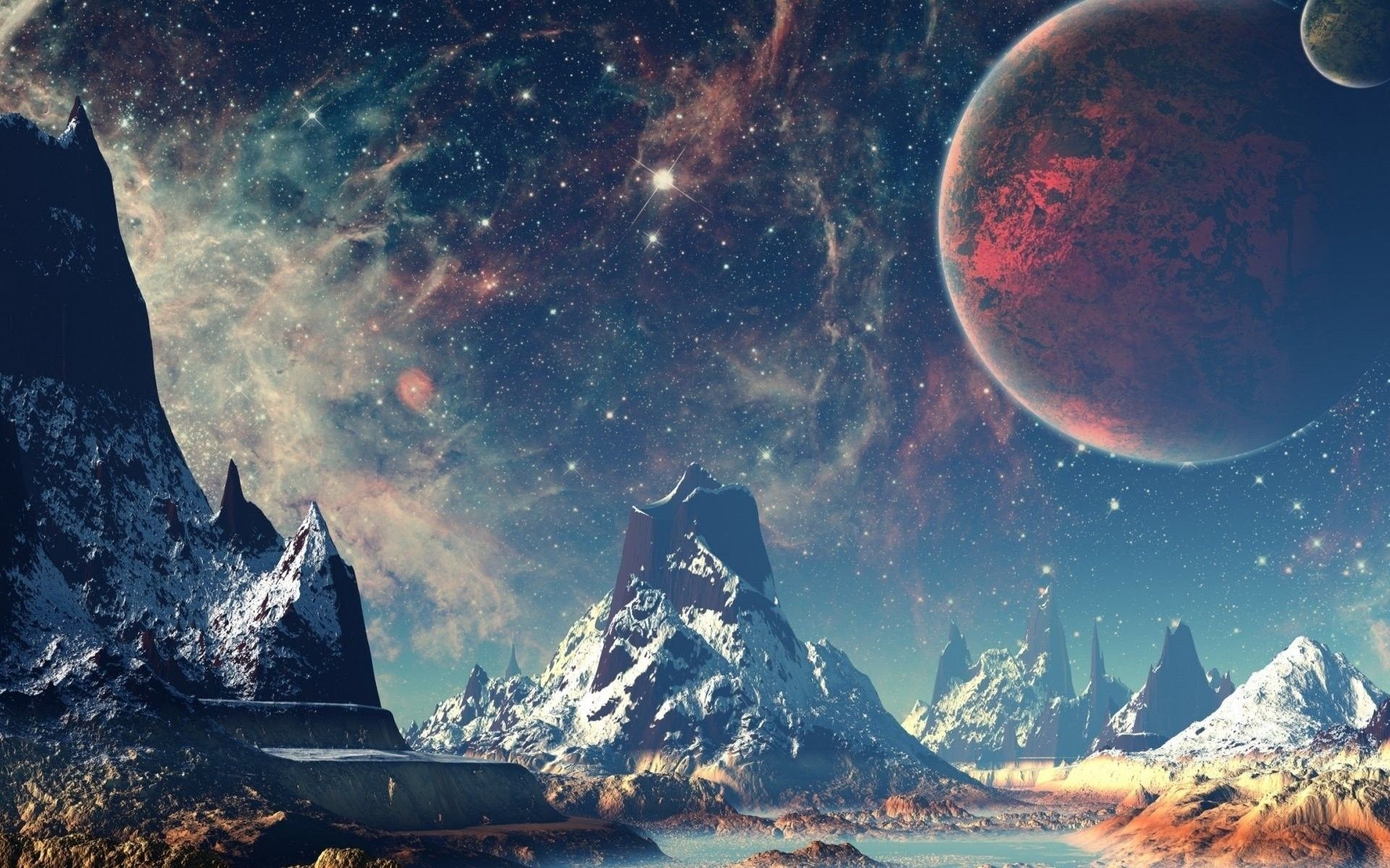 1920x1200 4K Dual Monitor Desktop HD Wallpaper 82708