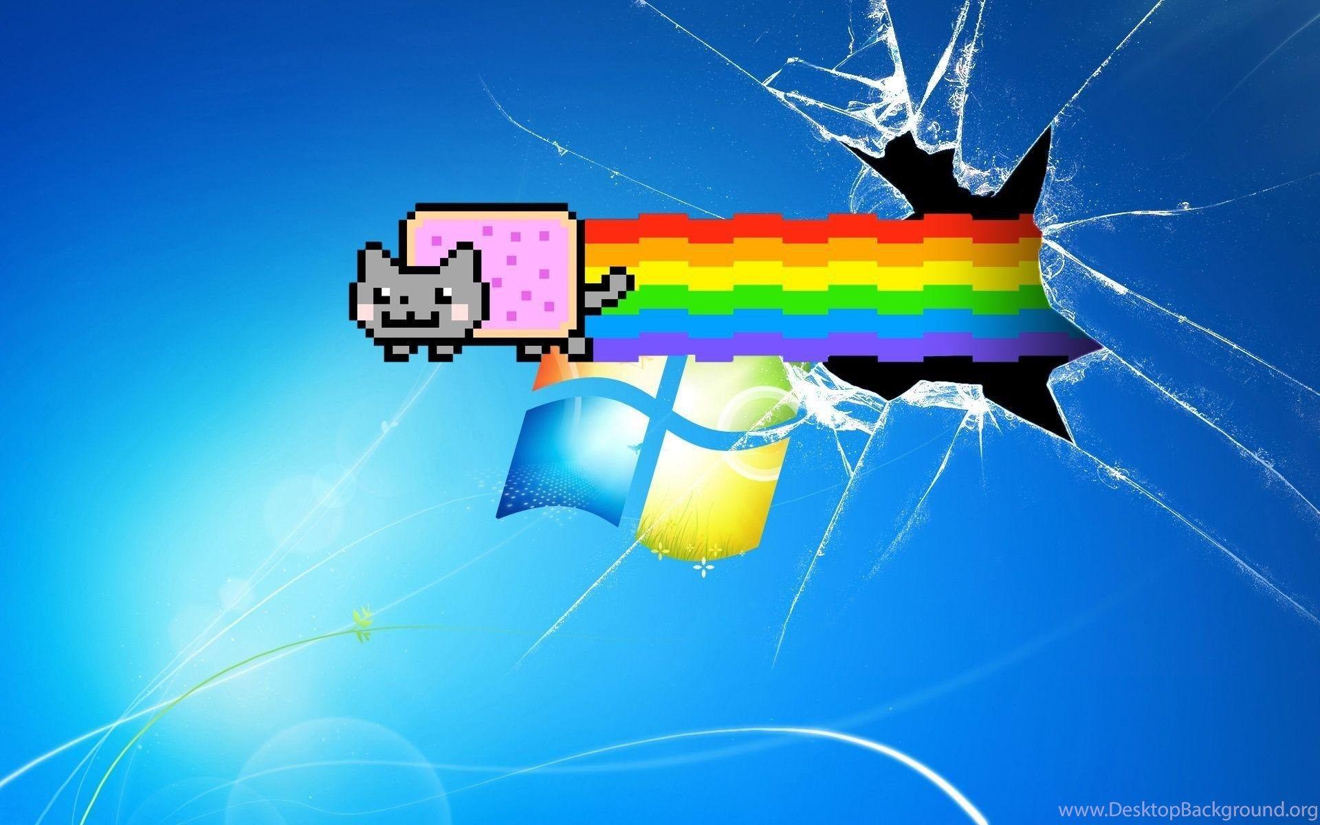 1920x1200 10273) Windows 7 Broken Screen Desktop Wallpaper Attachment