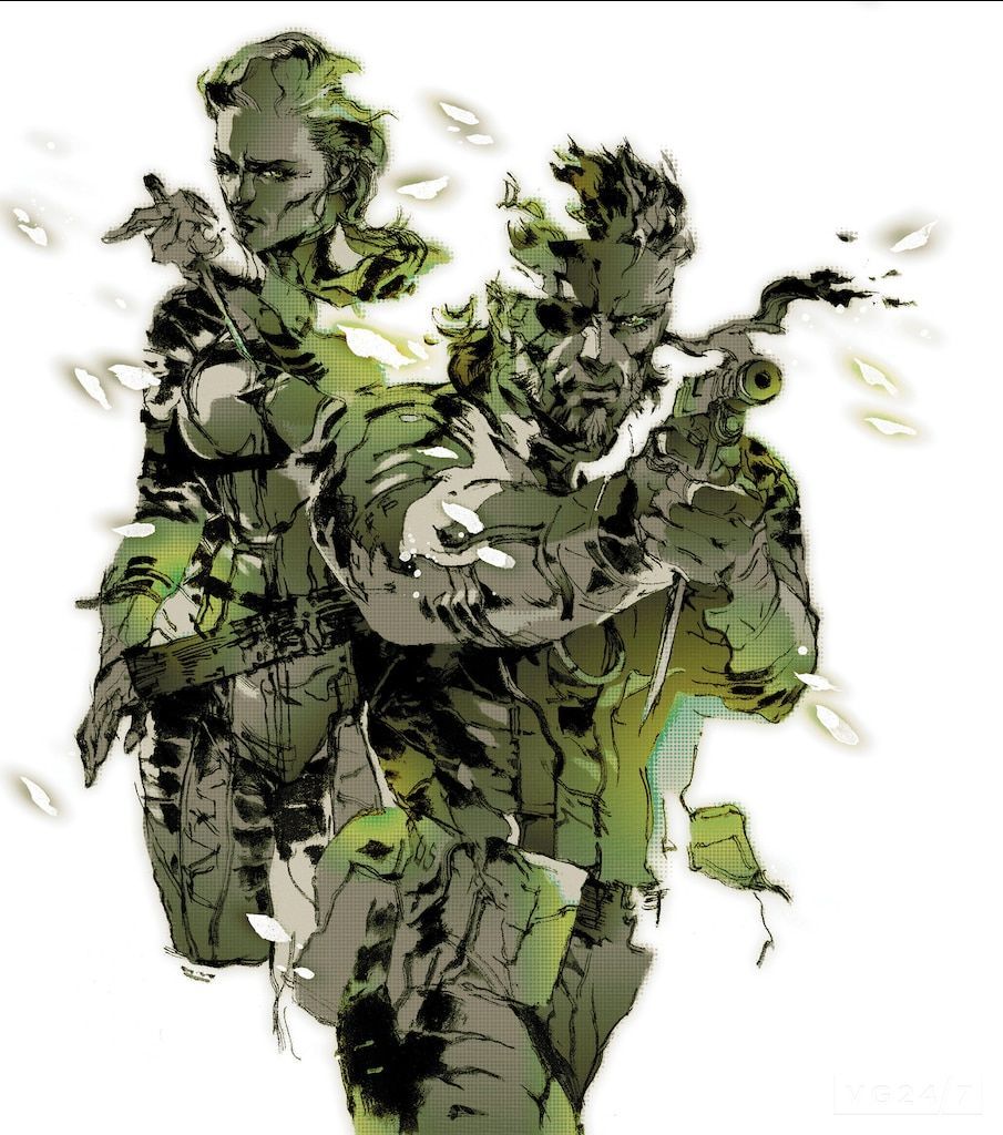 905x1024 Yoji Shinkawa Artwork MGS3