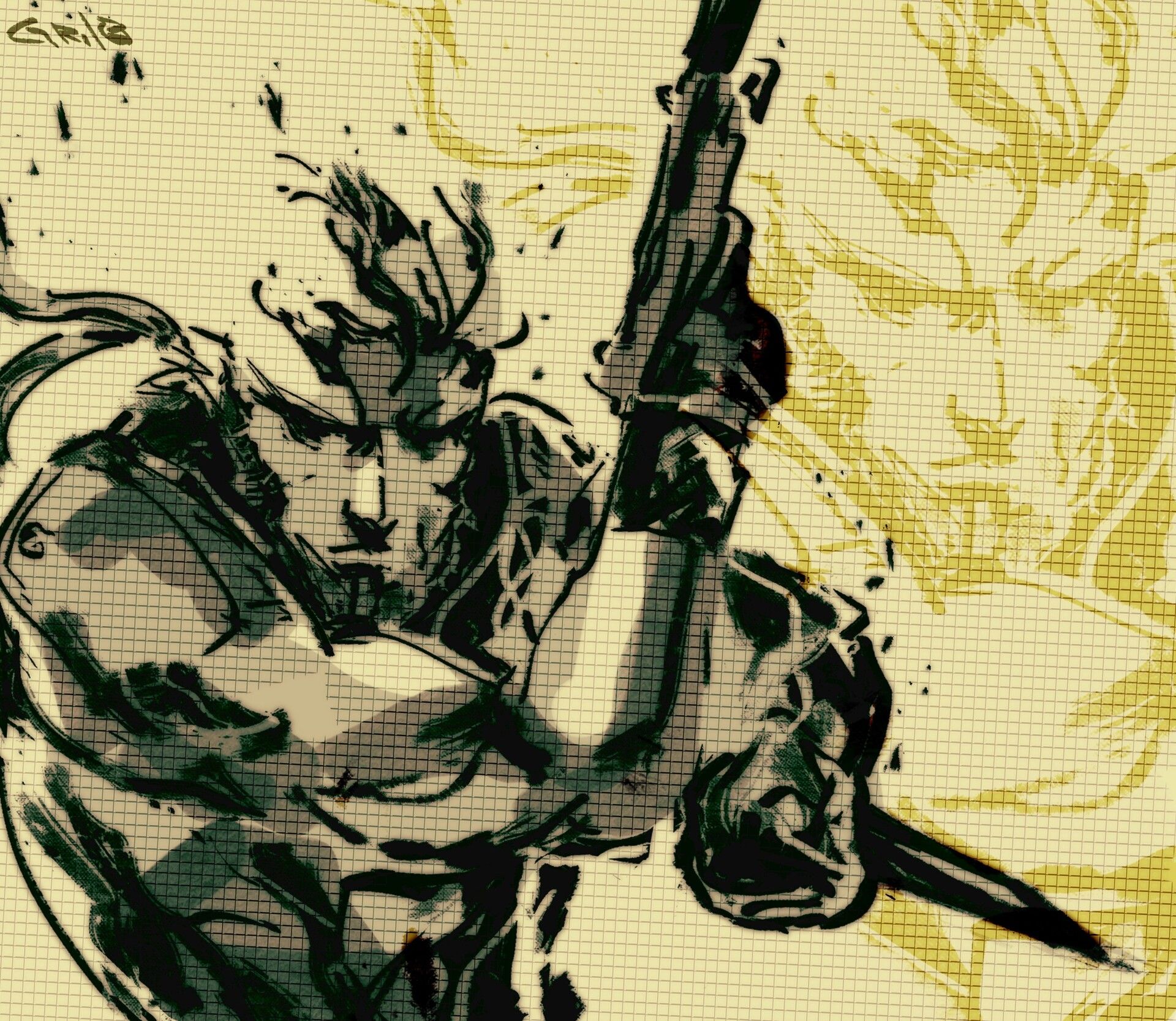 1920x1667 Yoji Shinkawa inspired doodles