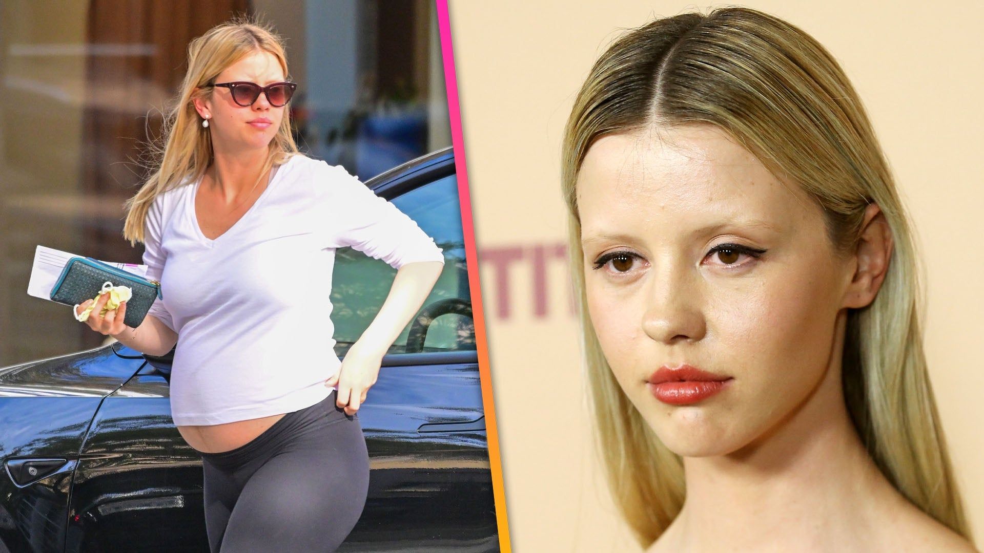 1920x1080 Mia Goth Shows Off Baby Bump and Casual