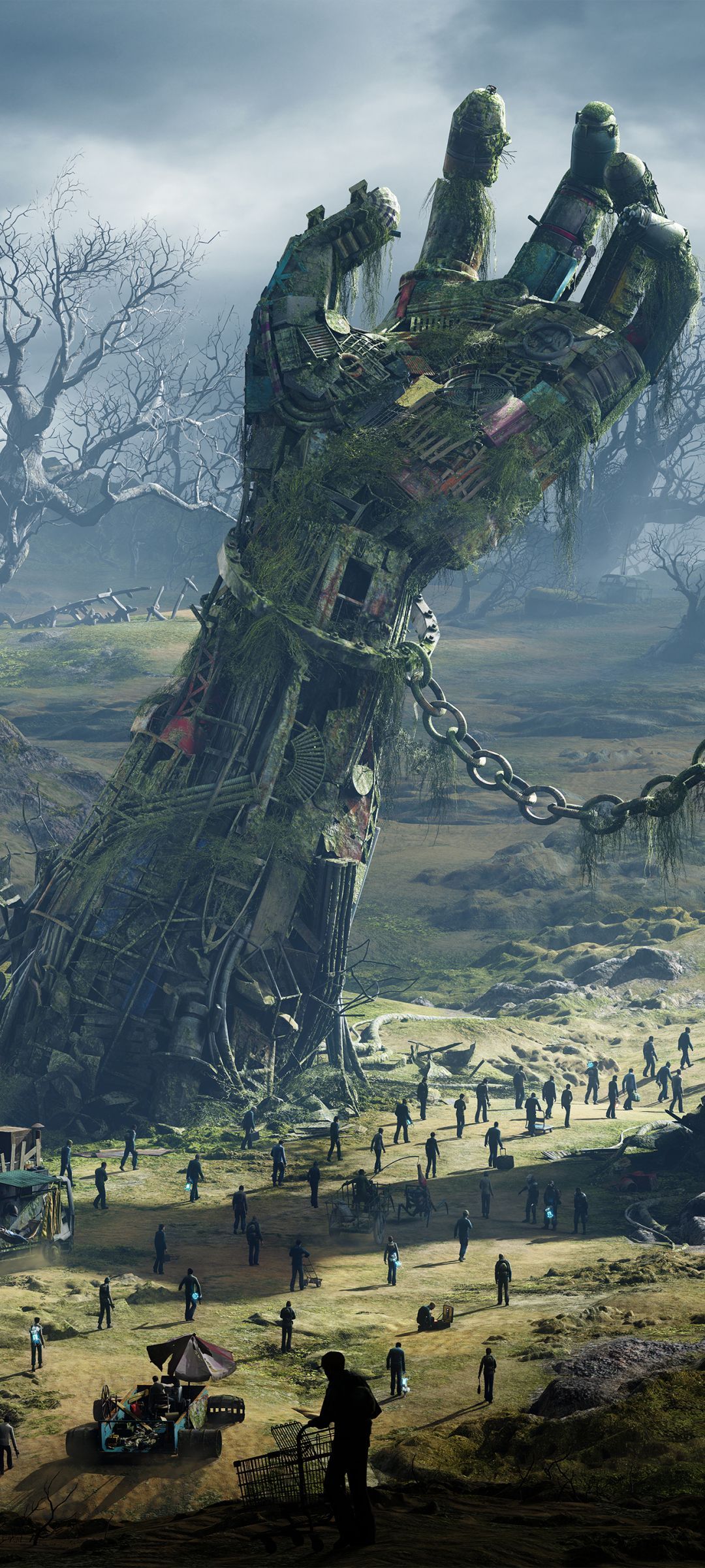 1080x2400 Artistic Fantasy Phone Wallpaper