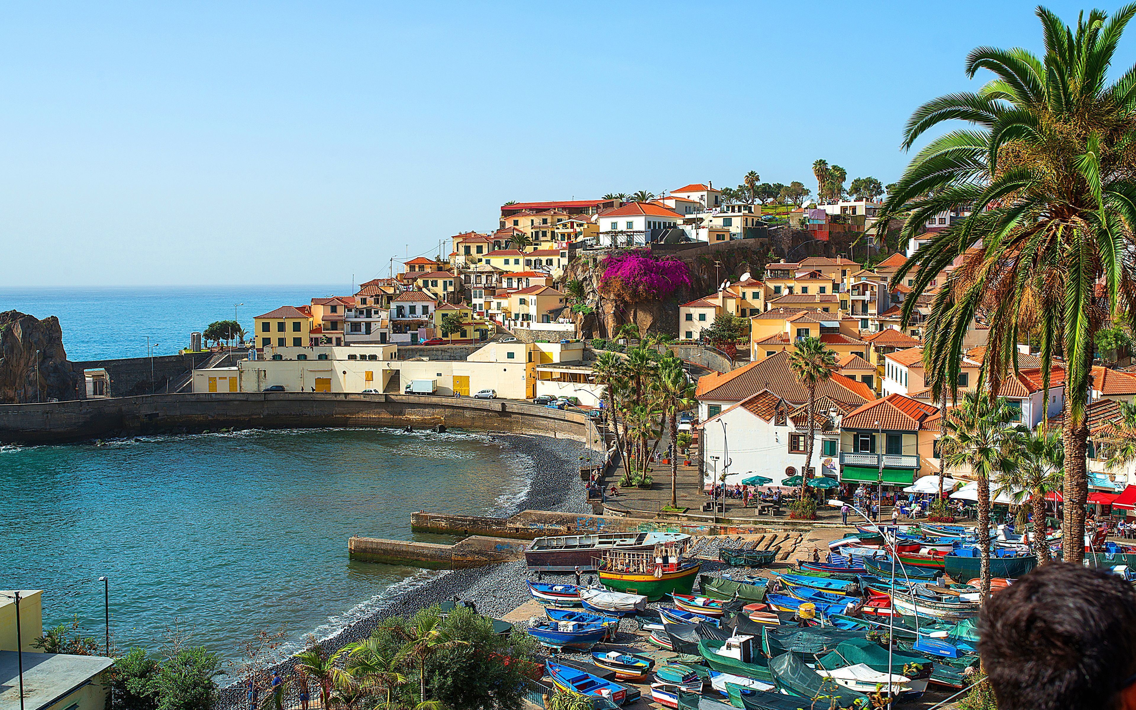 3840x2400 Wallpaper Portugal Spa town Funchal