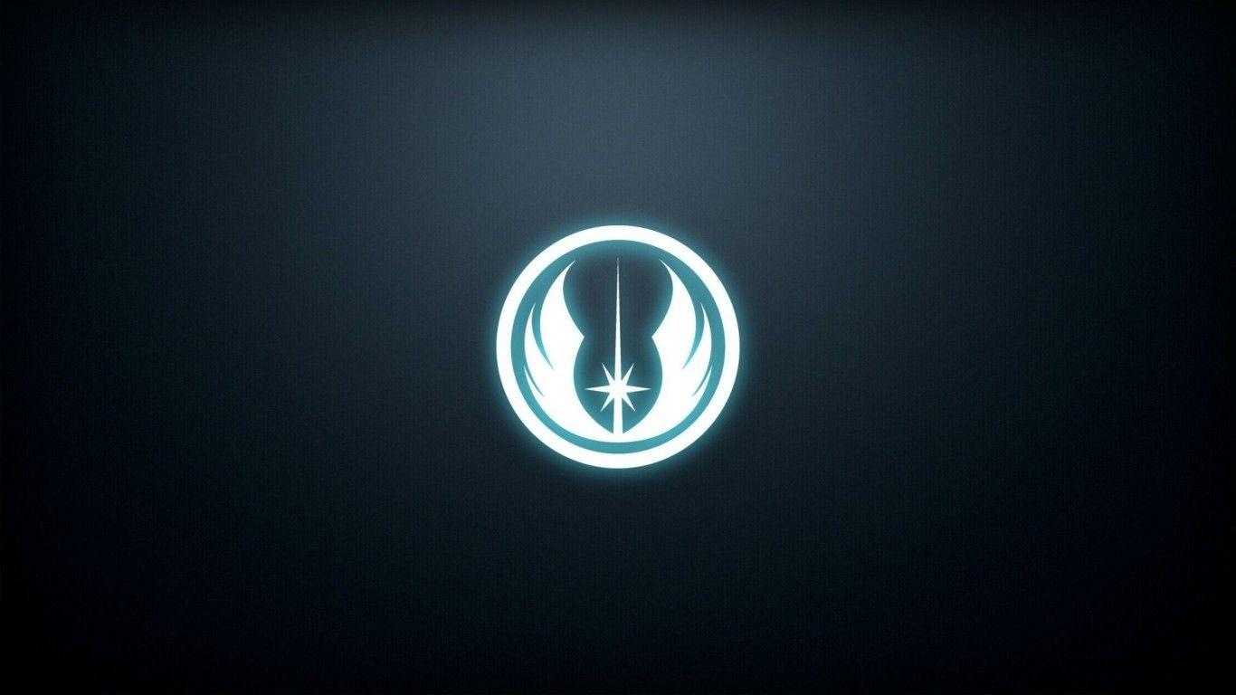 1366x768 Download 1366x768 Star Wars, Jedi, Logo Wallpaper