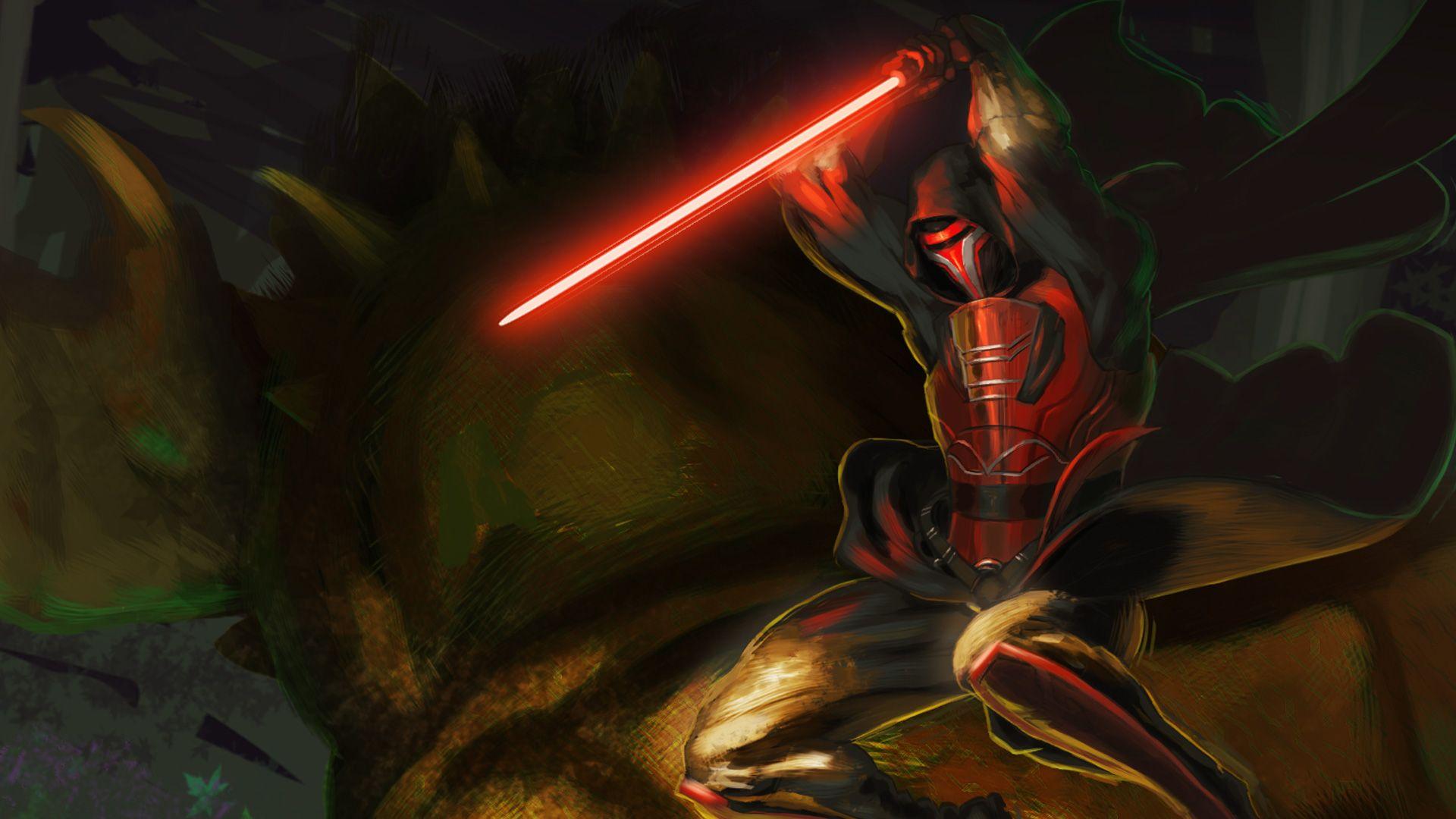 1920x1080 Revan With Lightsaber Star Wars Laptop Full HD