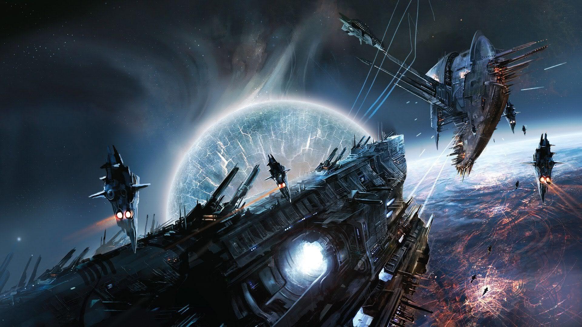 Sci-Fi Ship Wallpapers - Top Free Sci-Fi Ship Backgrounds - WallpaperAccess