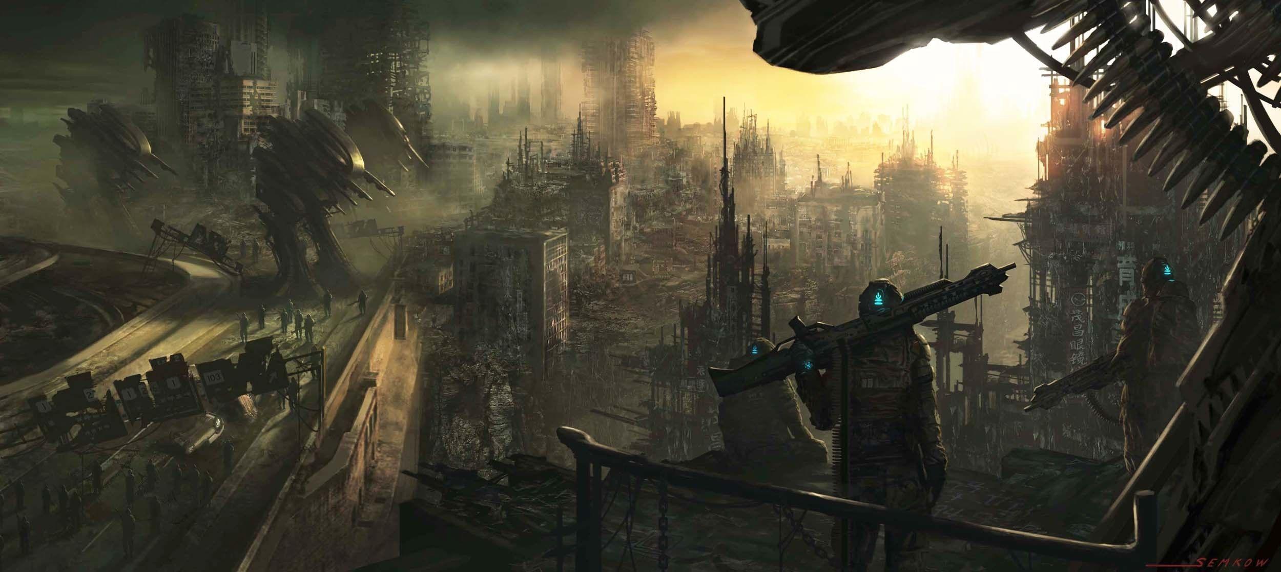 2500x1116 Sci Fi Soldiers Wallpaper