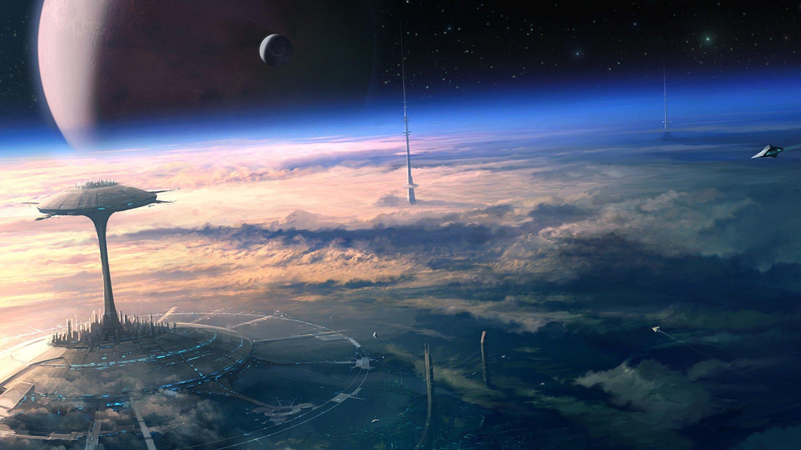 2560x1440 Retro Sci Fi Wallpaper