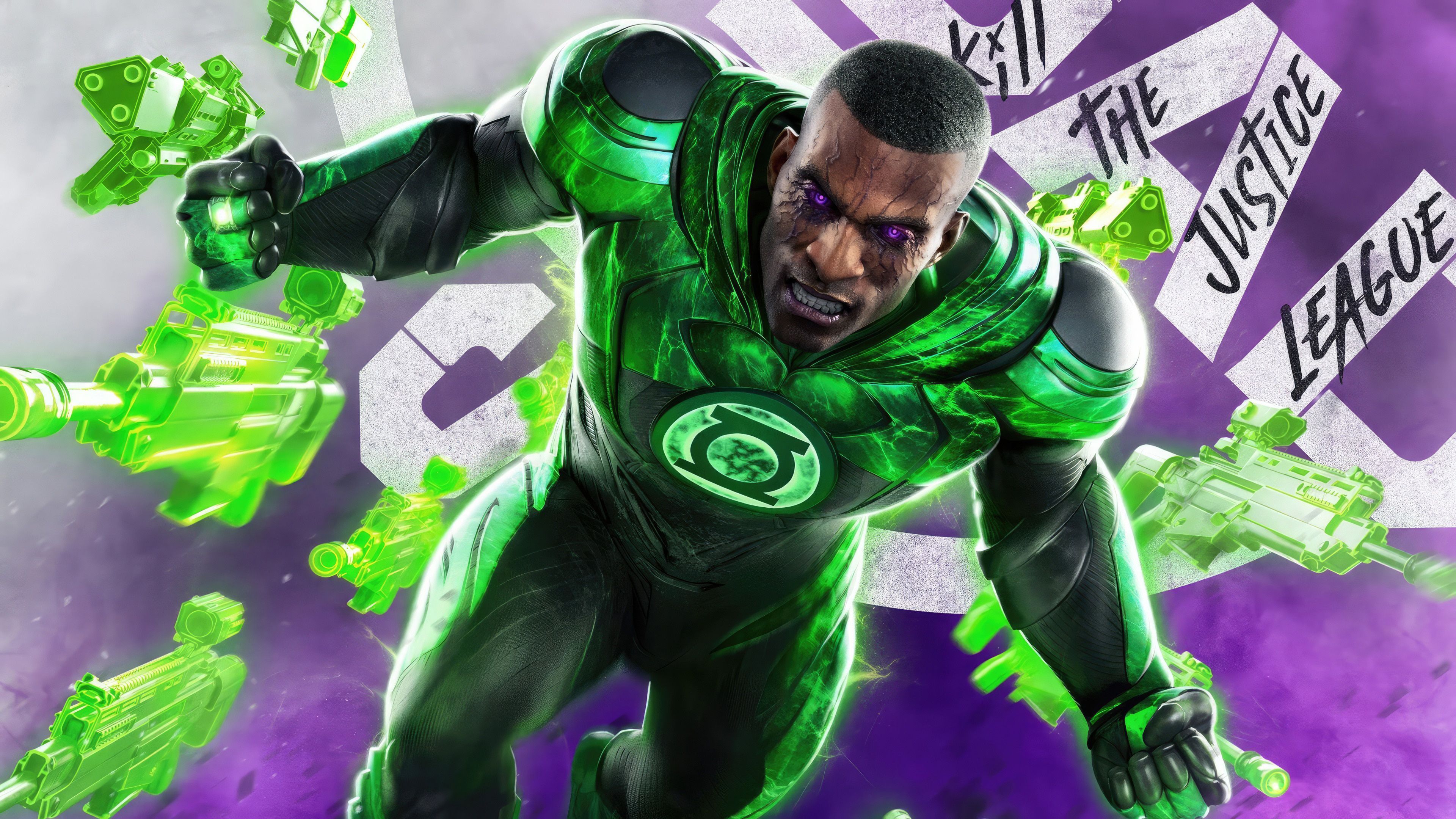 3840x2160 Green Lantern Suicide Squad Kill