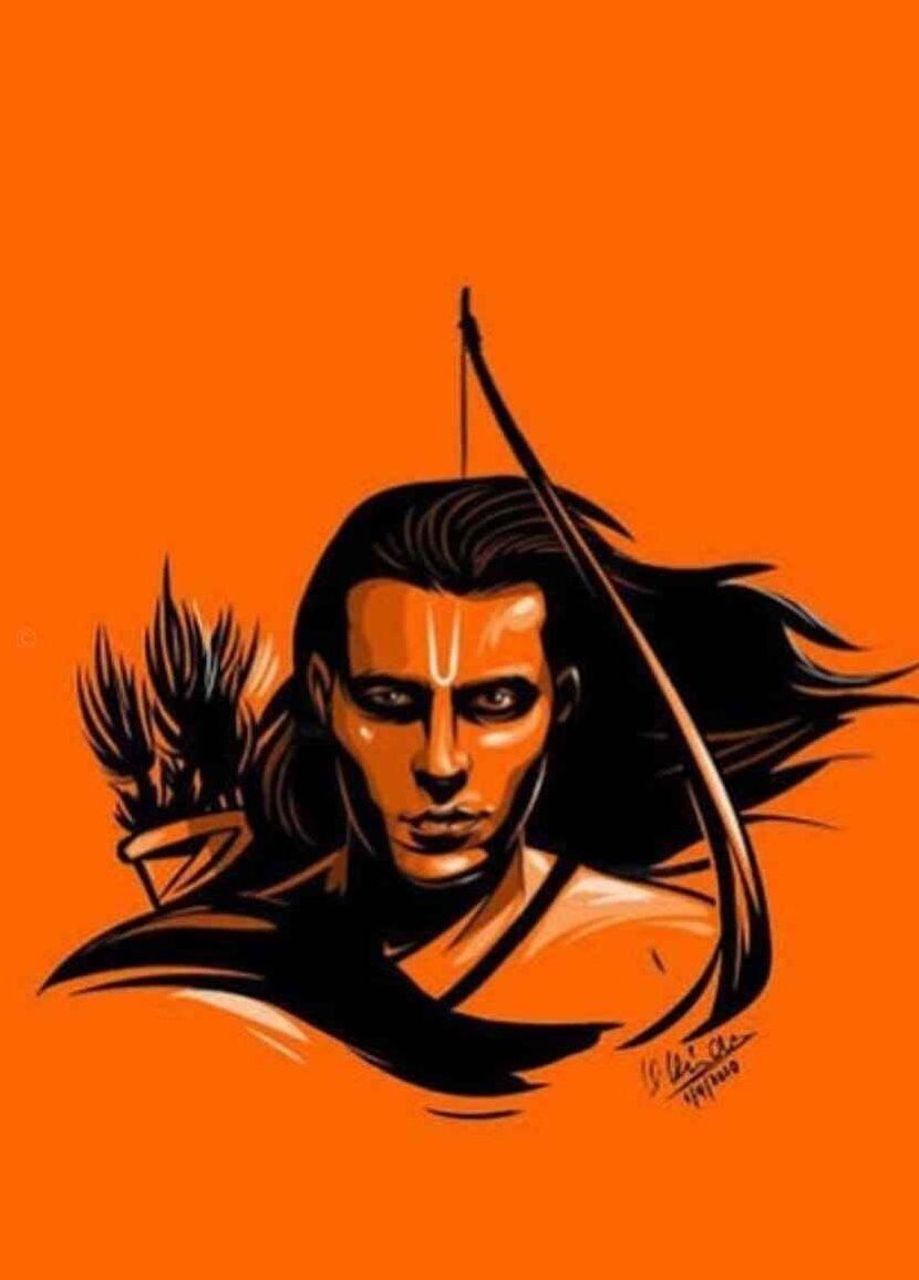 830x1156 Shri Ram Image & Wallpaper Full HD
