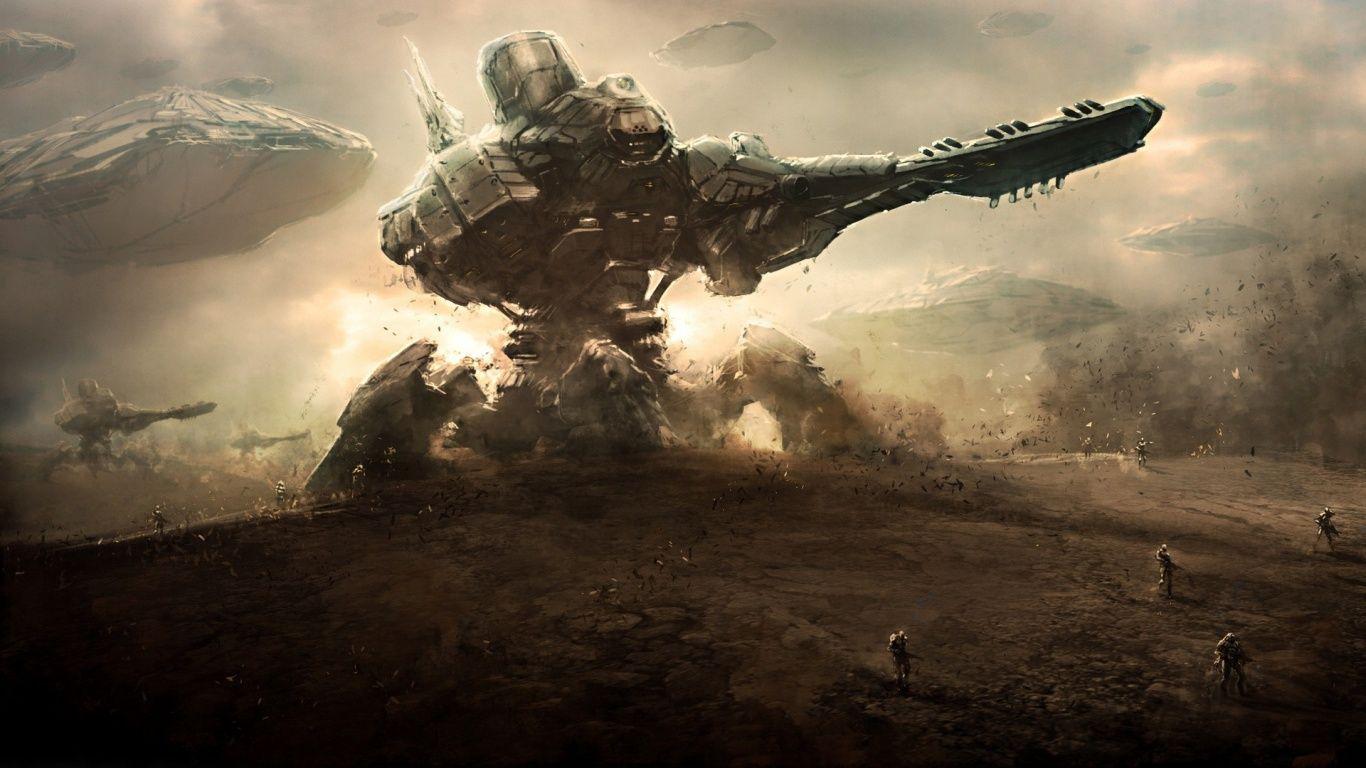 1366x768 Science Fiction Scenery Desktop PC And Mac Wallpaper