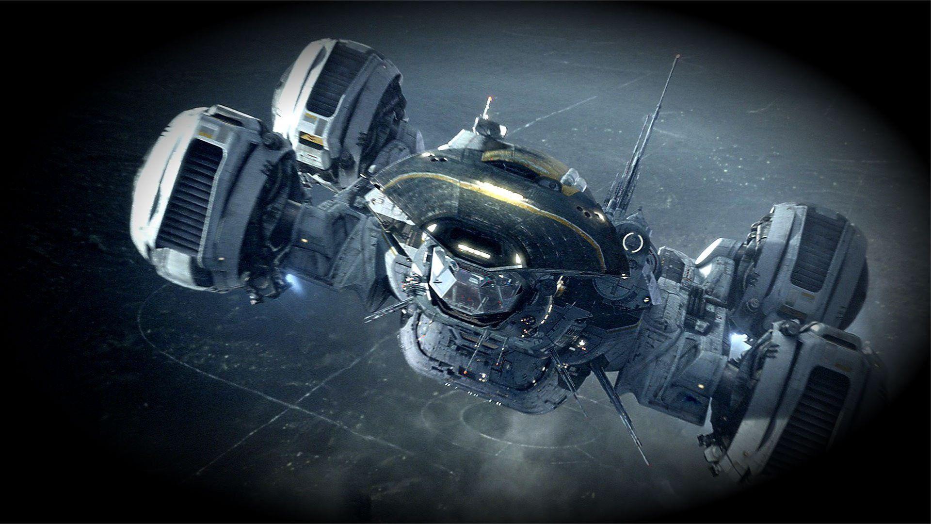 1920x1080 Alien Spaceship hình nền