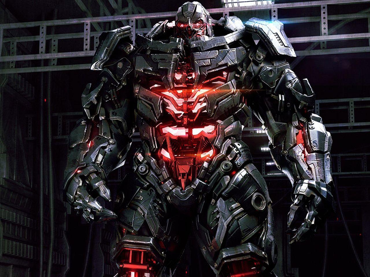 1280x960 Red Black Robot Wallpaper 3D For Desktop Free Download