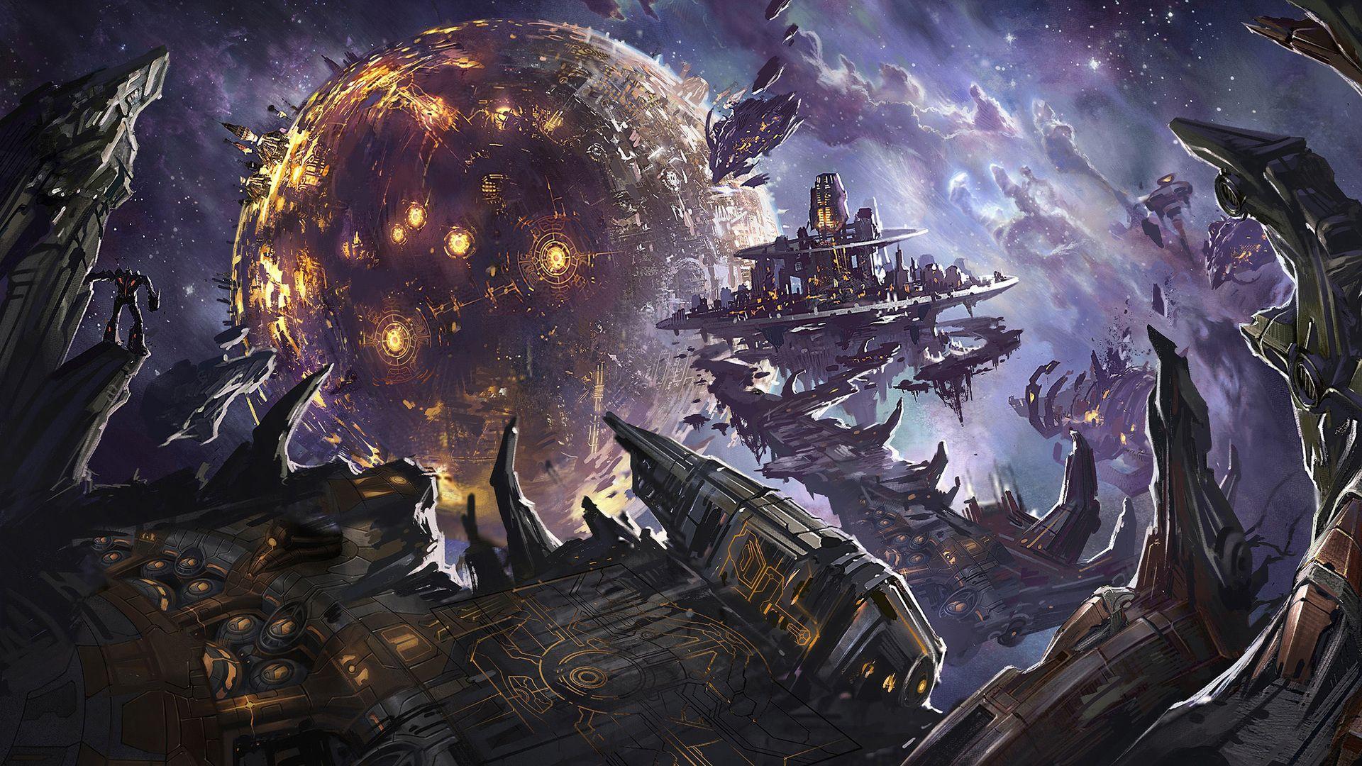 1920x1080 Spaceship hình nền