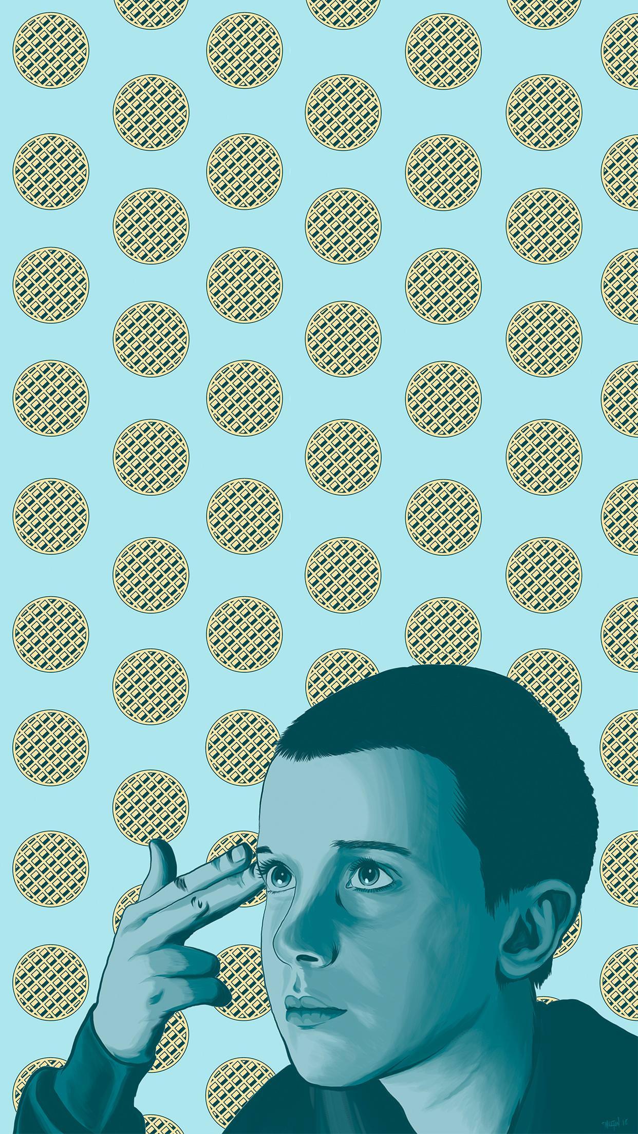 1242x2208 Stranger Things phone wallpaper dump