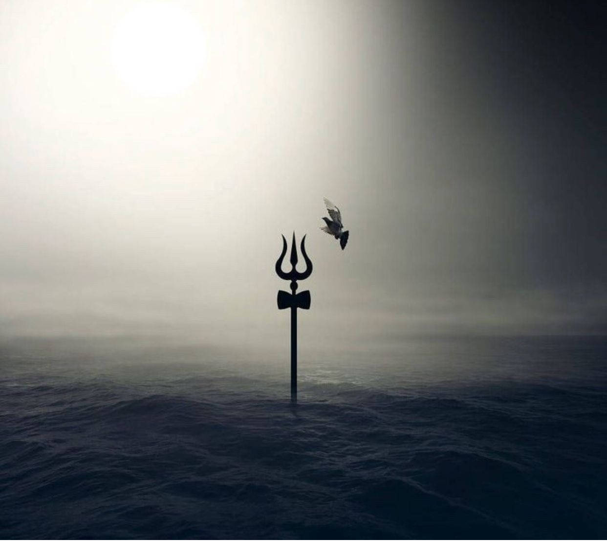 1242x1108 Download Contemplative Trishul