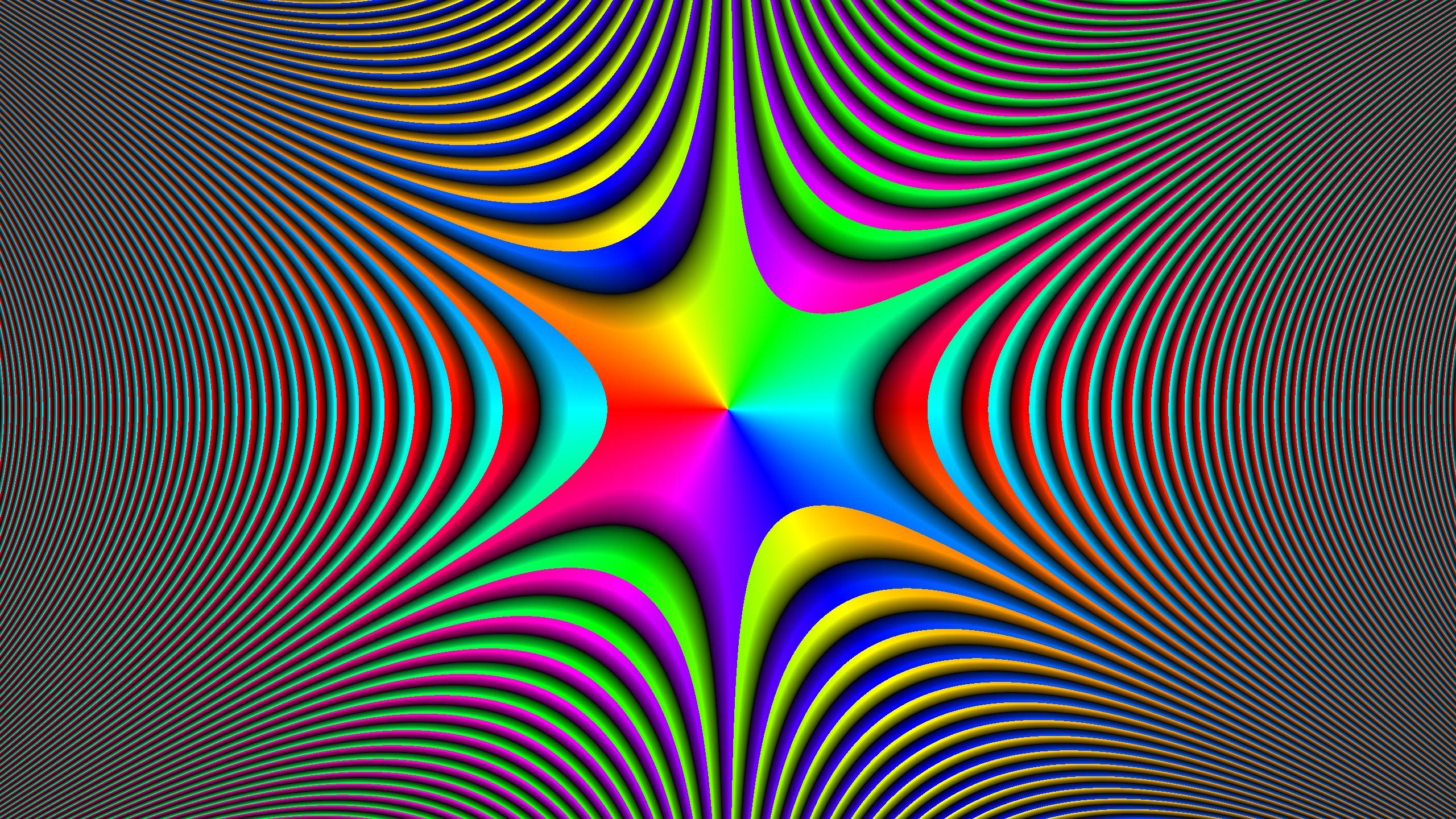 2560x1440 HD Optical Illusion Background