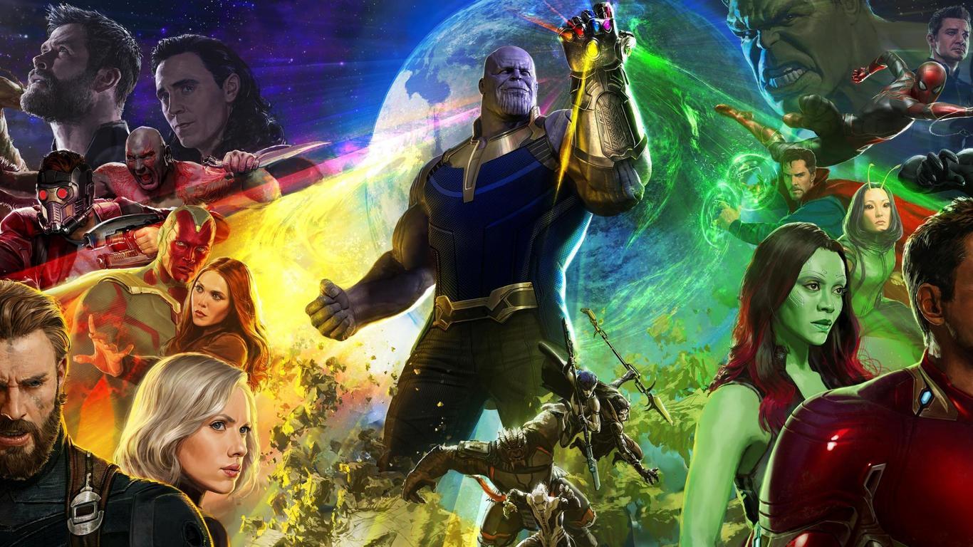 1366x768 Avengers Infinity War 2018 4k 1366x768 Resolution