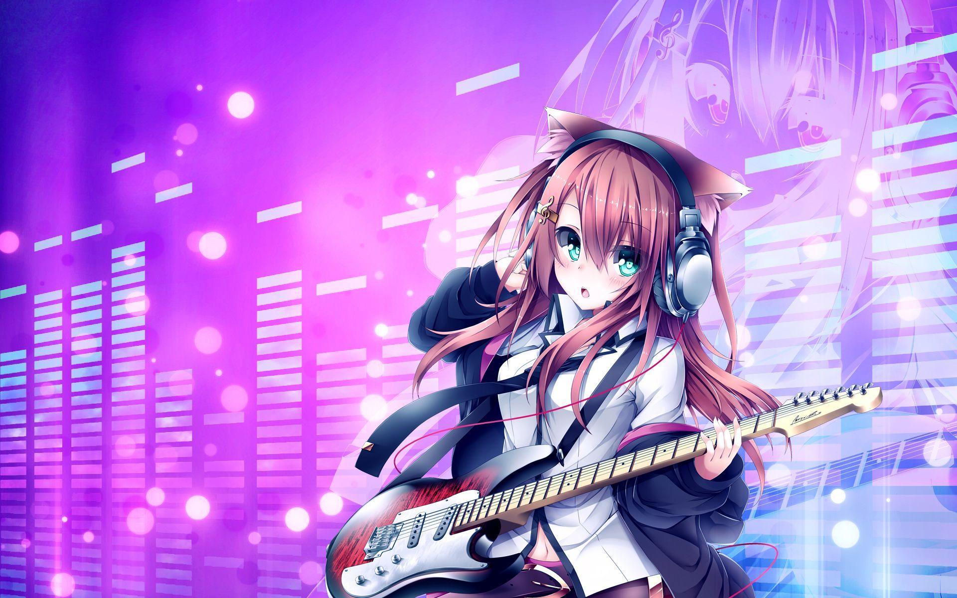 1920x1200 Anime Music HD Wallpaper