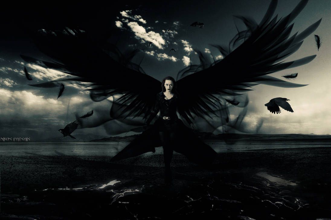 1096x729 Dark angel wallpaper