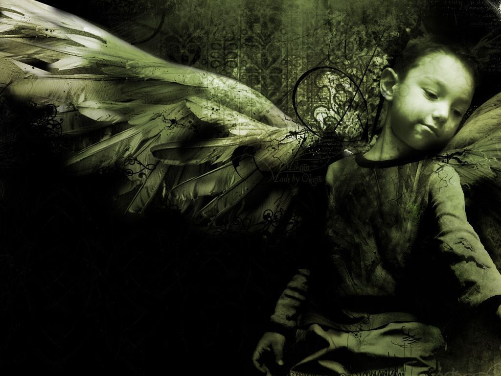 1024x768 free dark angel wallpaper background
