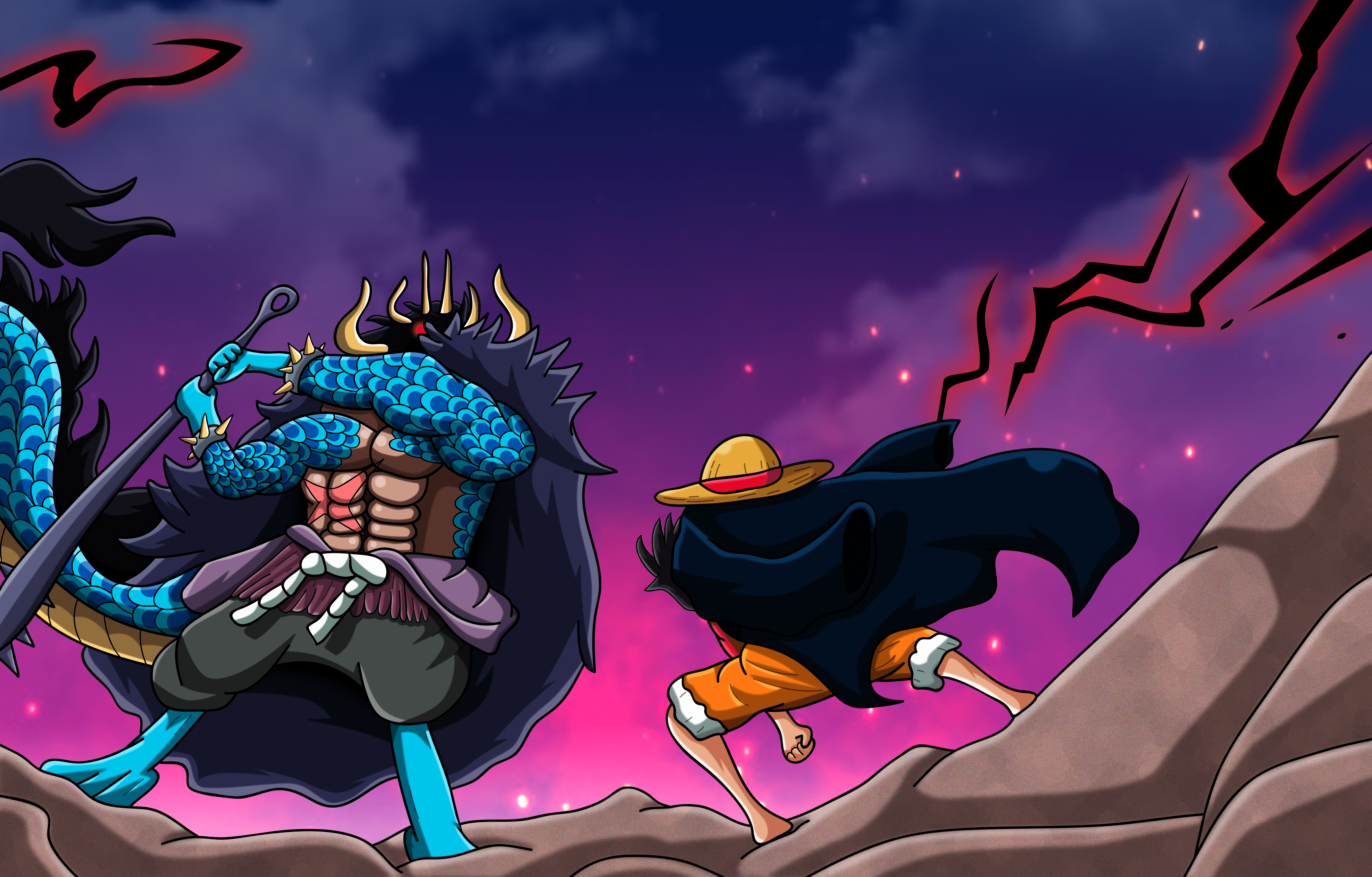 4748x3034 Download Monkey D. Luffy Kaido One