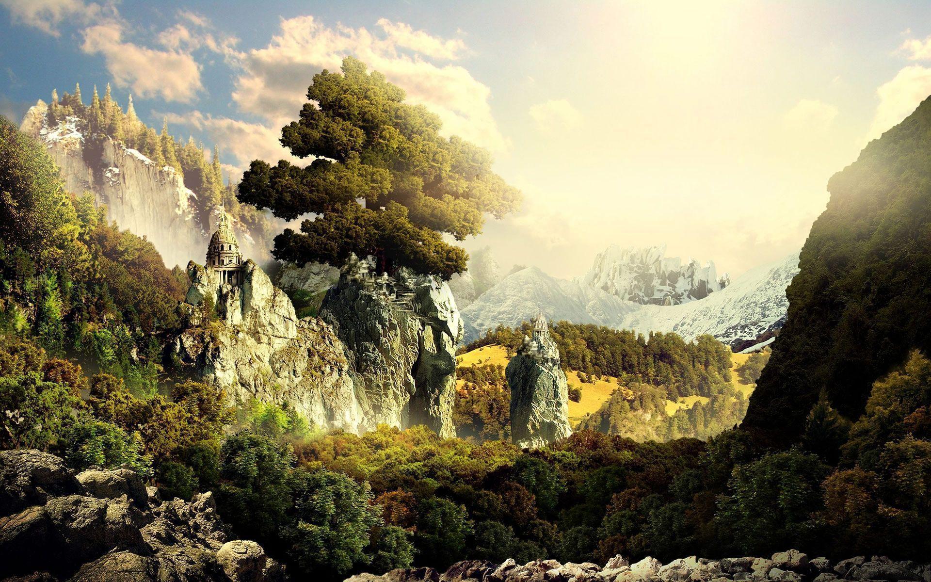 Fantasy Scenery Wallpapers - Top Free Fantasy Scenery Backgrounds -  WallpaperAccess