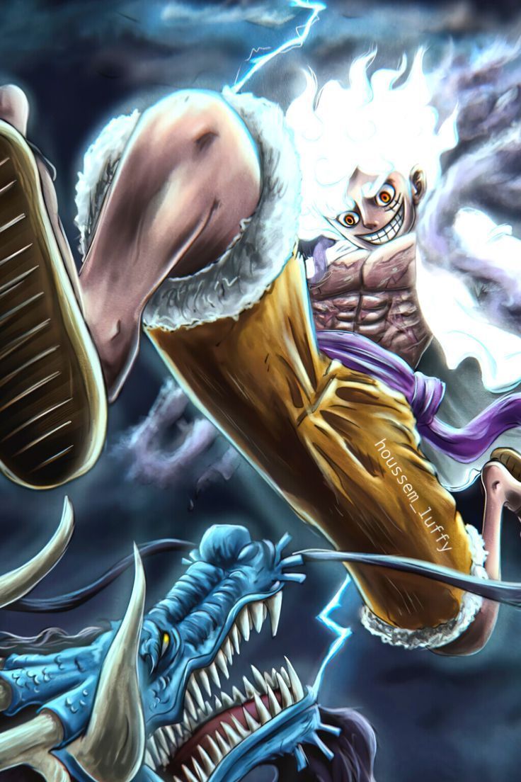736x1104 Gear 5 Luffy vs Kaido