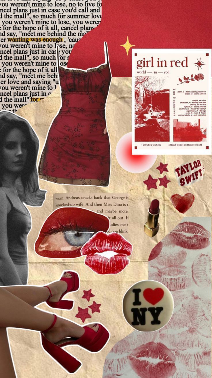736x1308 Shuffles #red #coquette #aesthetic