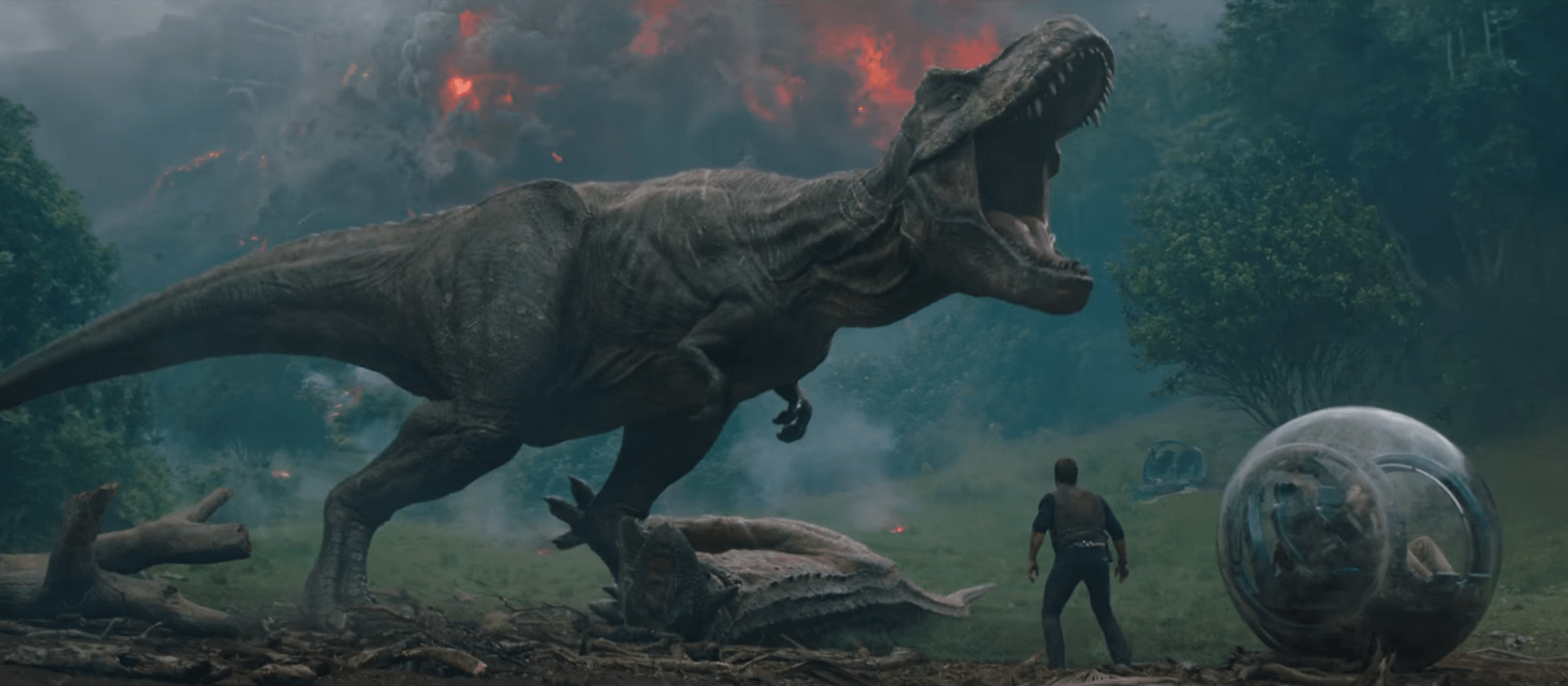 1835x803 Charming 50 Cool Computer Wallpaper Broken Screen Jurassic