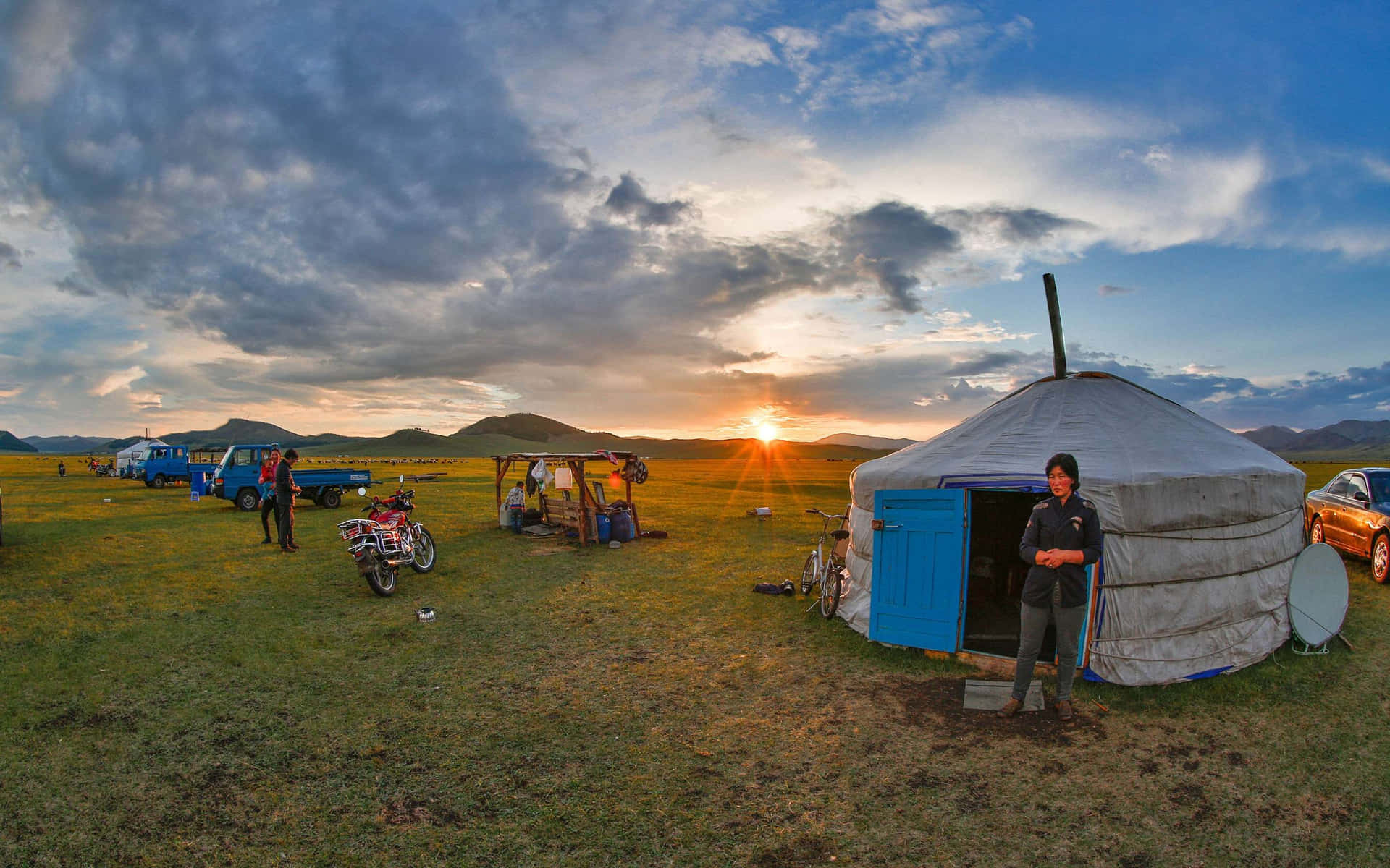 1920x1200 Traditional Mongolian lifestyle