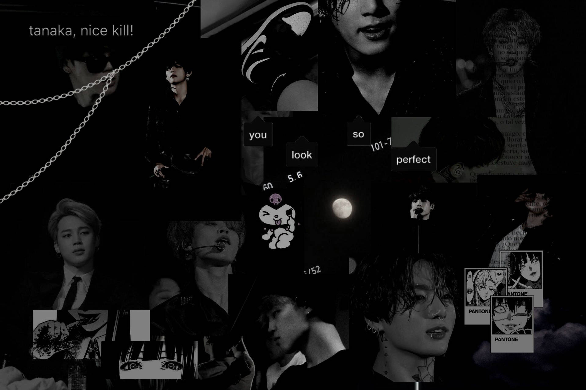 1920x1280 Download Black Aesthetic BTS Jungkook Jimin Tumblr And Laptop Wallpaper