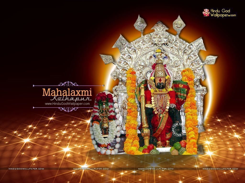 1024x768 Kolhapur Mahalaxmi Wallpaper