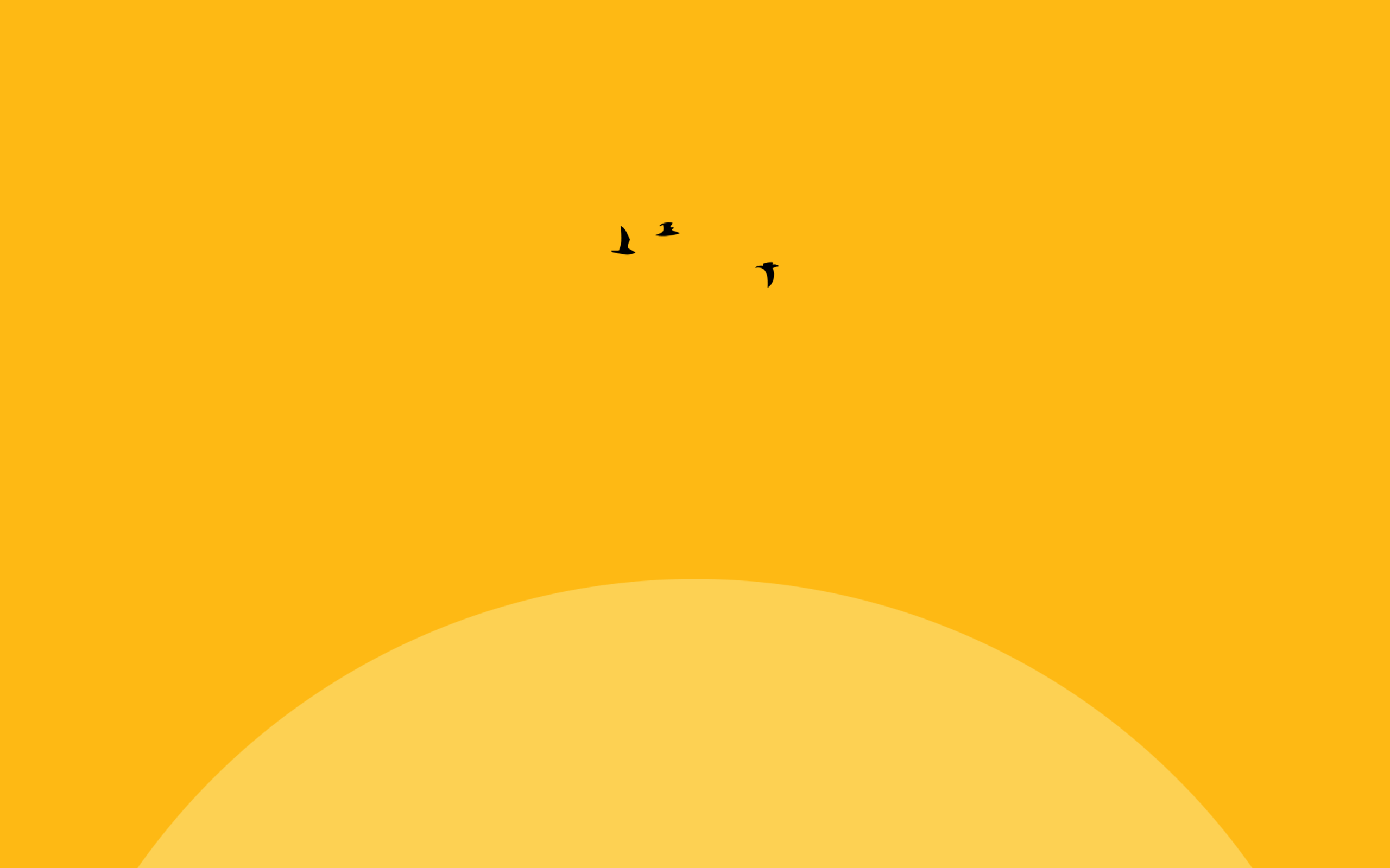 2560x1600 Yellow Computer Wallpaper, HD
