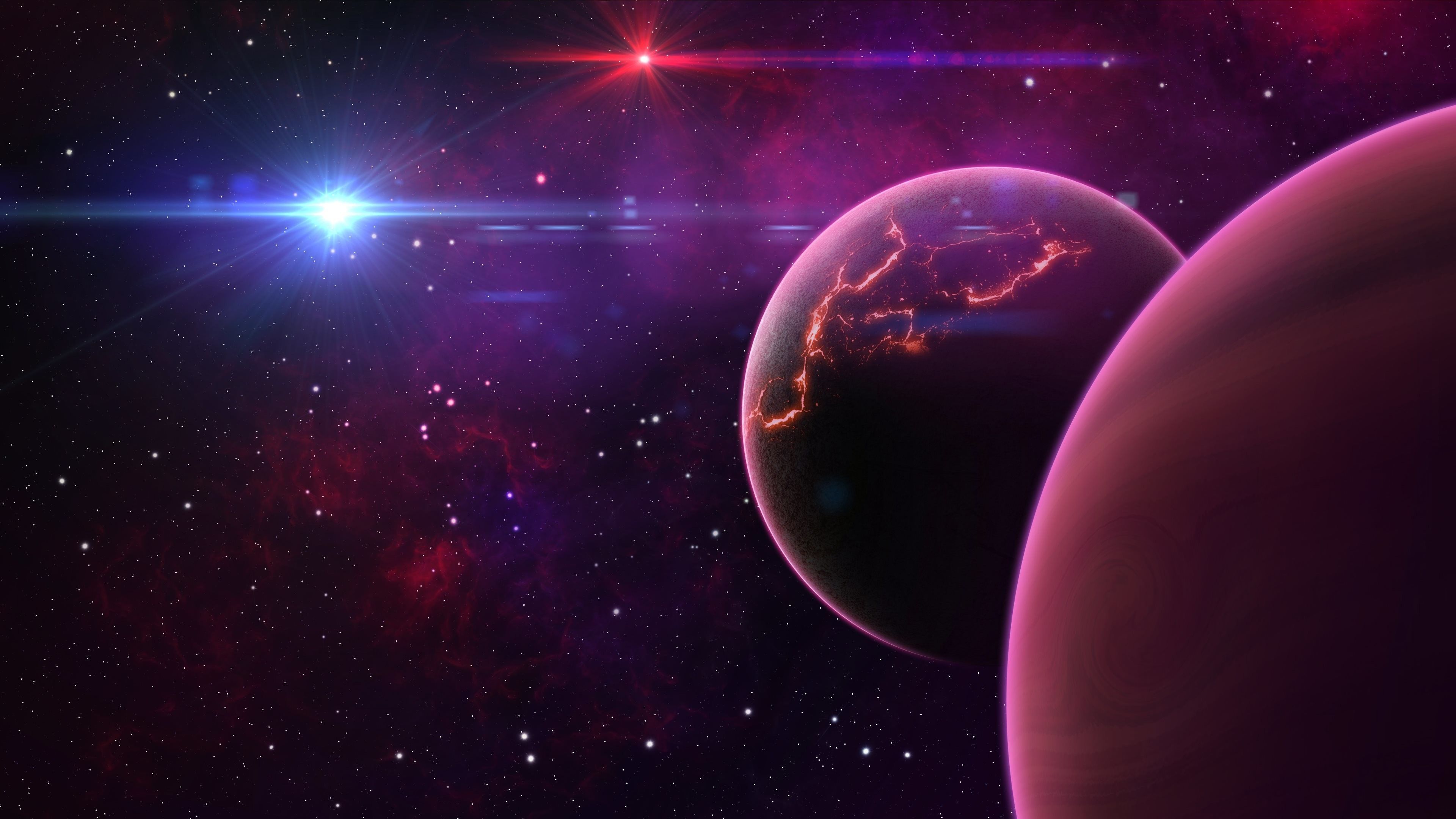 3840x2160 Sfondi super fighi. Space art, Space