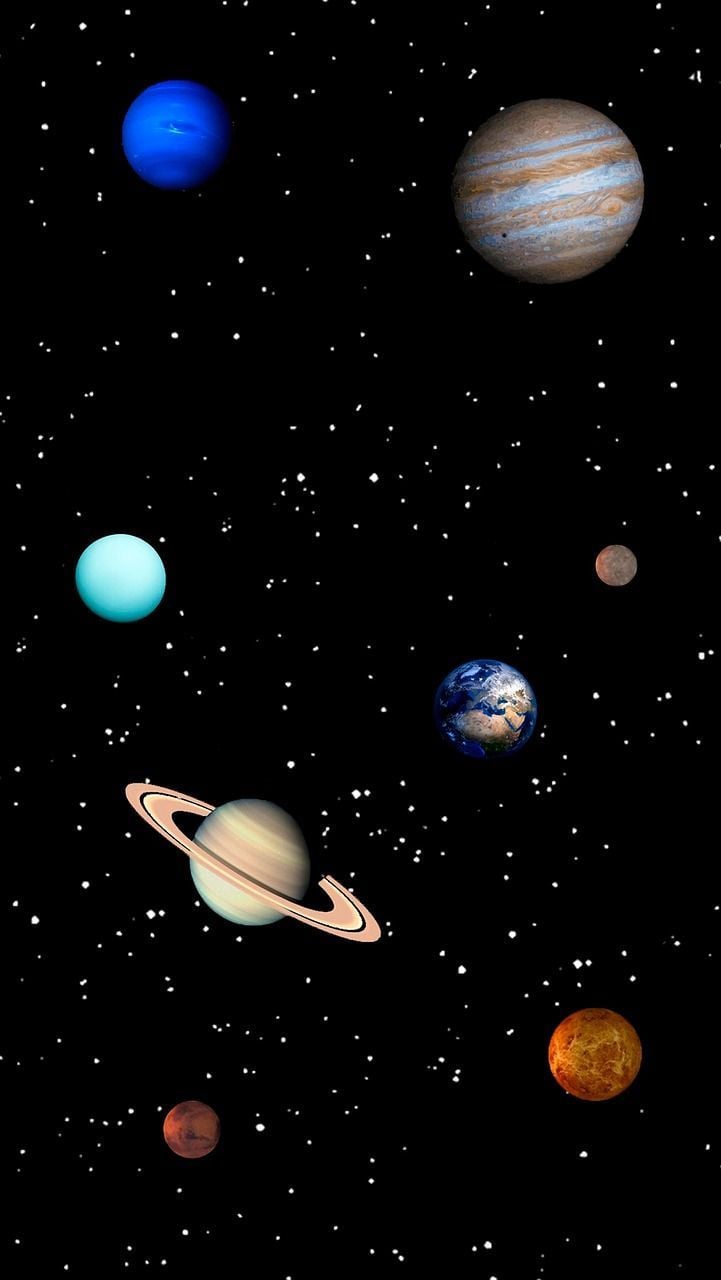 721x1280 Planets Outer Space Galaxy