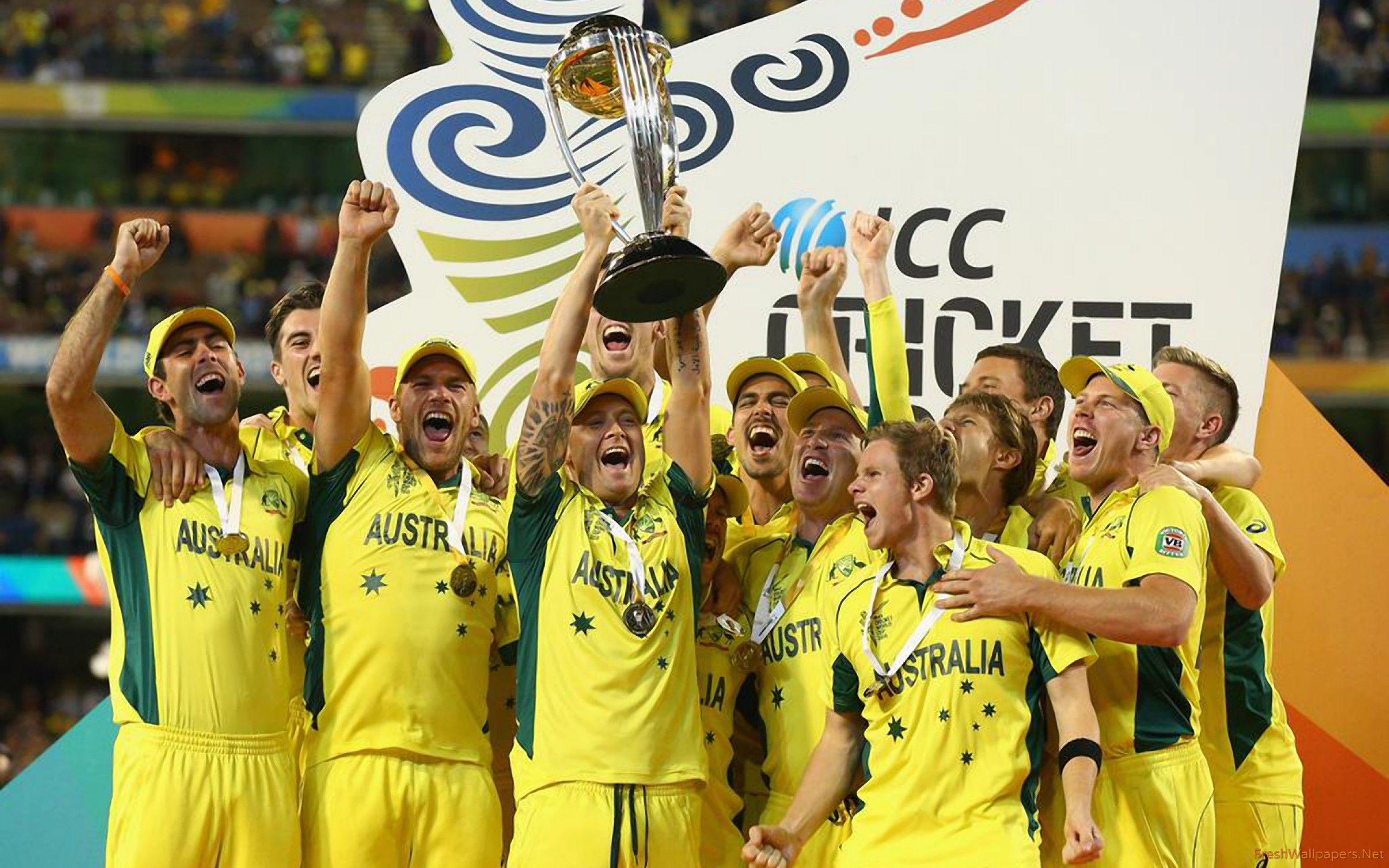 2560x1600 Australia ICC 2015 Cricket World Cup Winners wallpaper